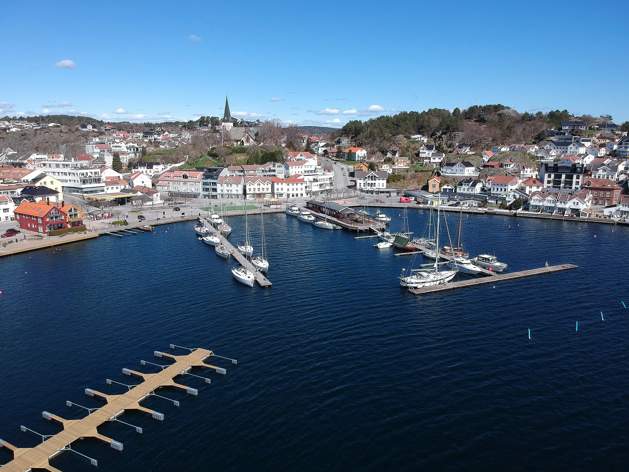 Photo showing: Grimstad city view