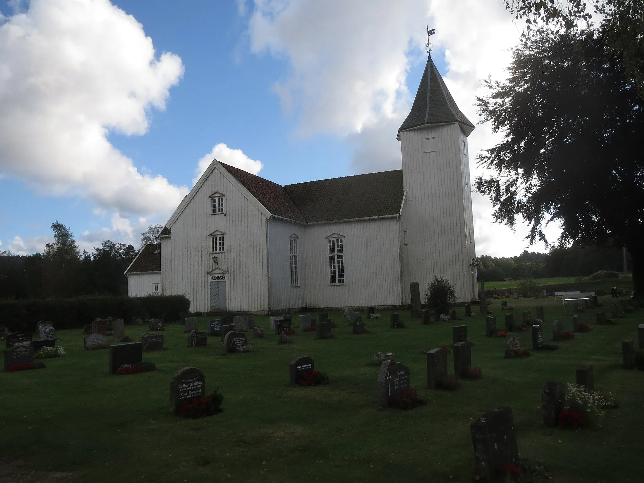 Photo showing: Holum kirke, Mandal kommune