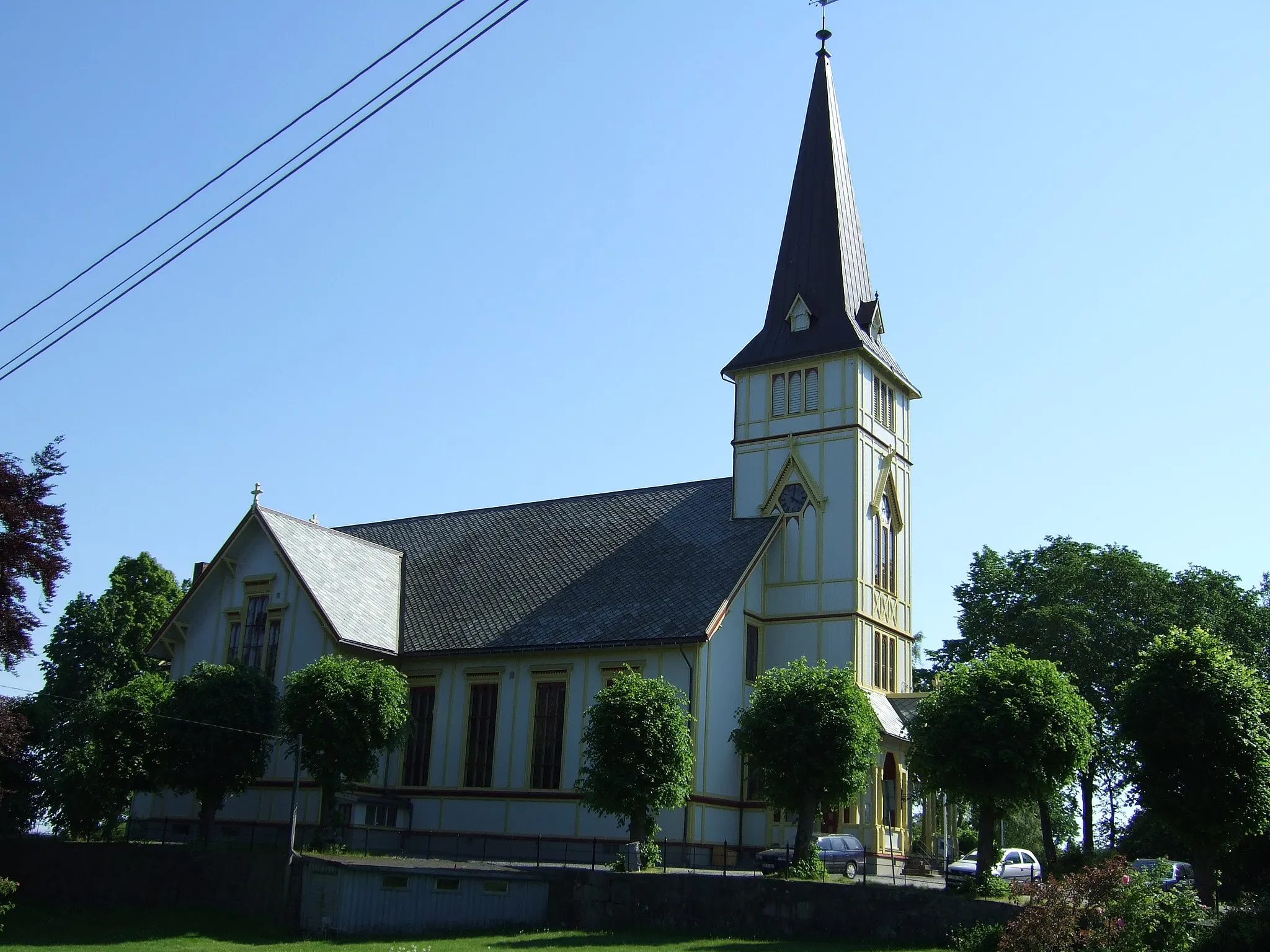 Photo showing: Grimstad church, Norway