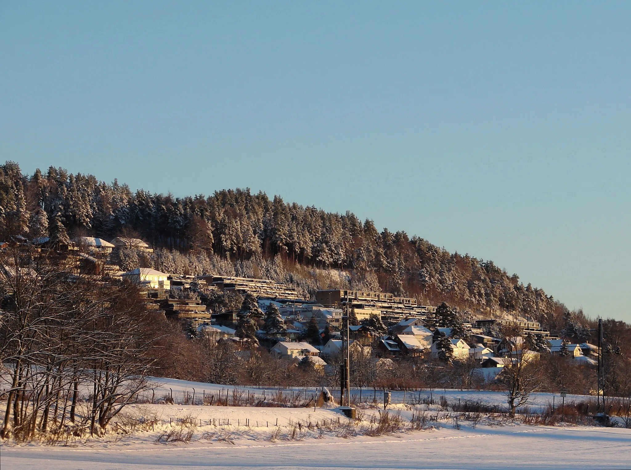 Photo showing: Fra Breidablikk i Porsgrunn, Grenland i Telemark