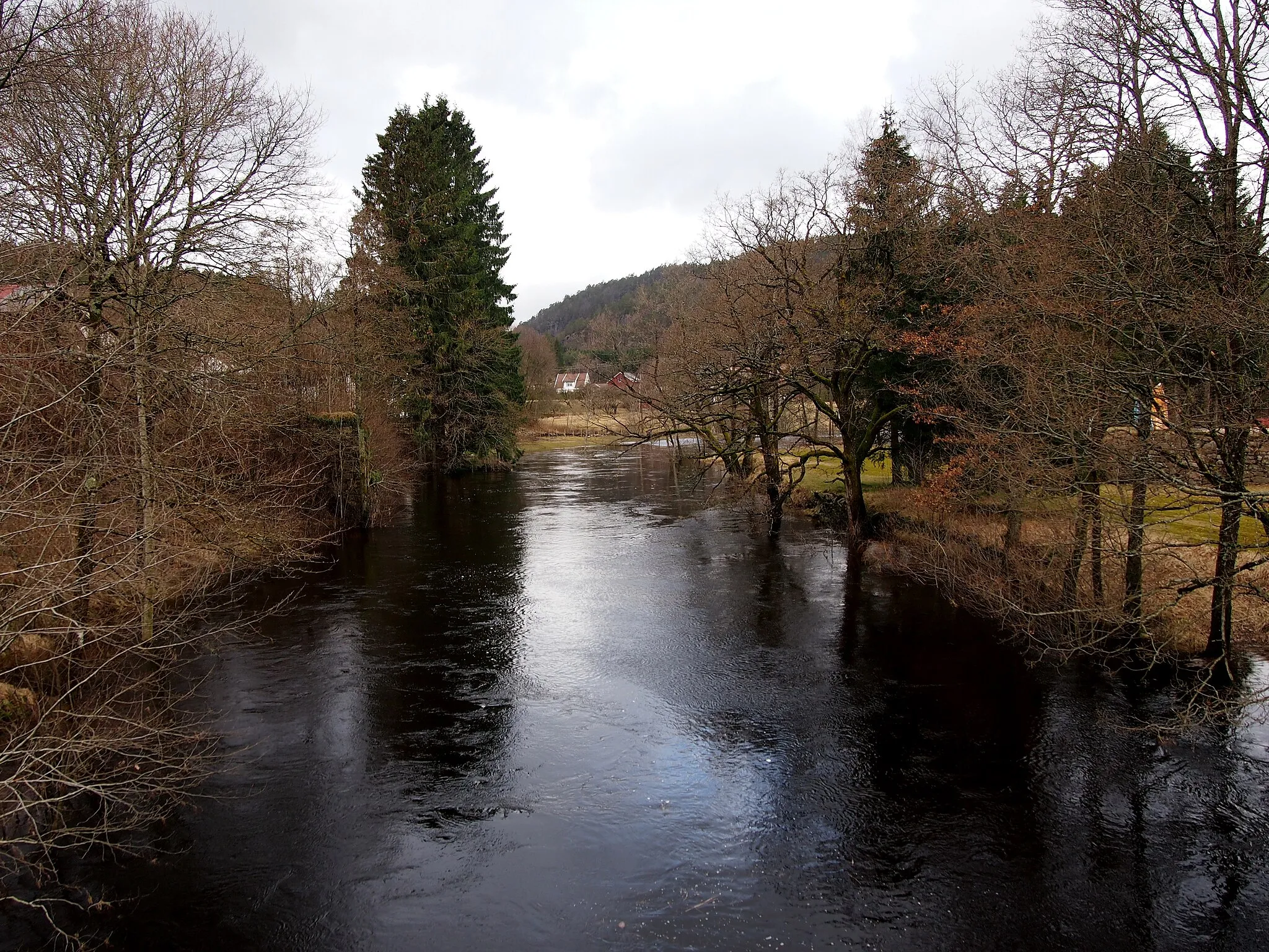 Photo showing: Songdalselva ved Kirka