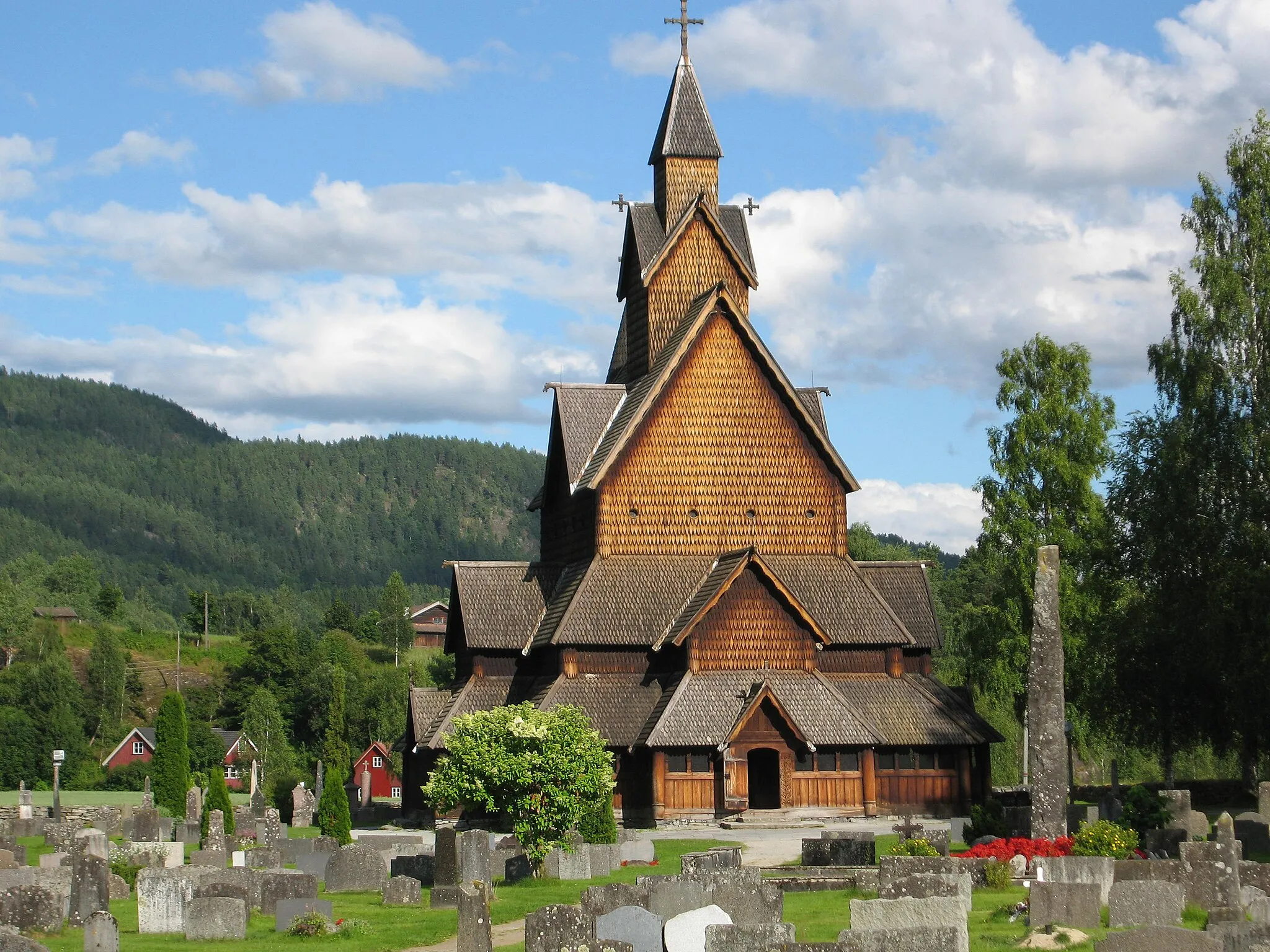 Photo showing: Heddal stave church, Heddal, Telemark, Norway