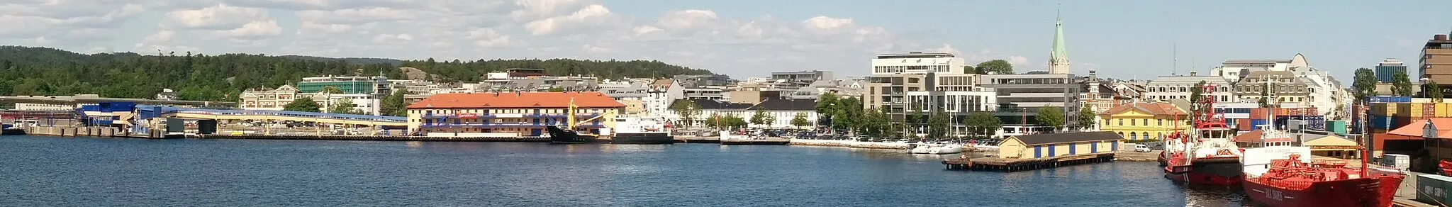 Photo showing: Kristiansand harbour