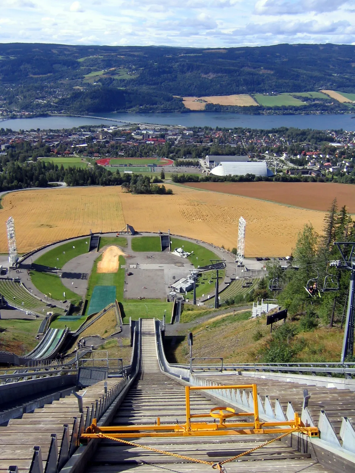 Photo showing: Lysgårdsbakken at Lillehammer