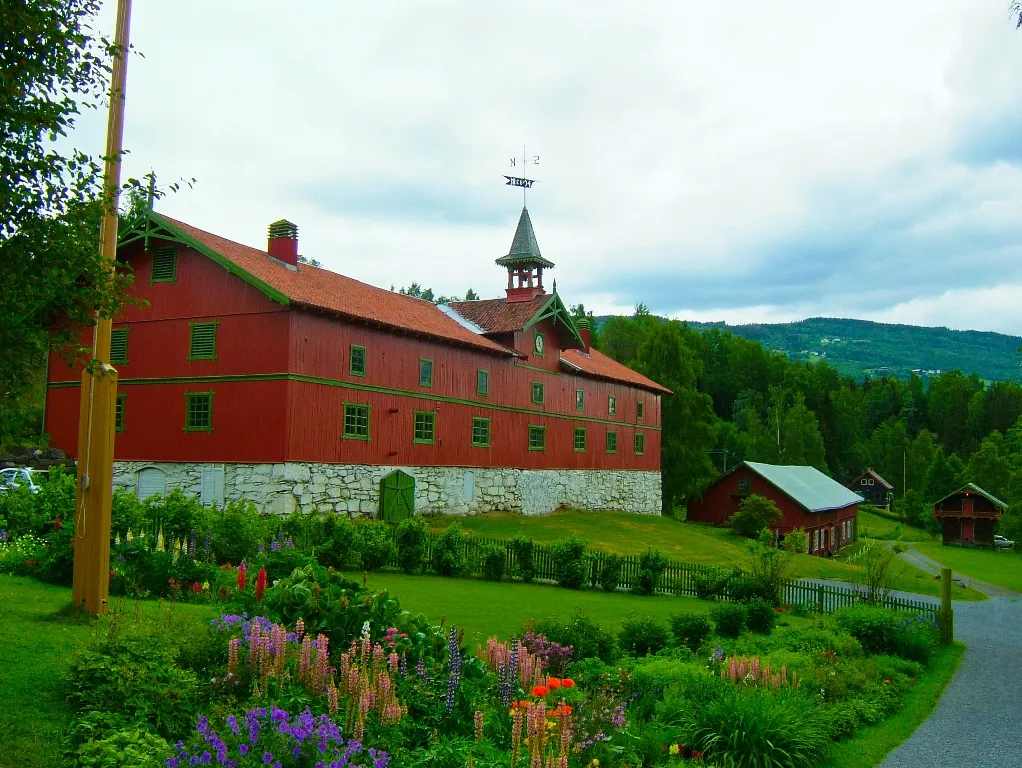 Photo showing: Barn in Aulestad, Gausdal, Norway.