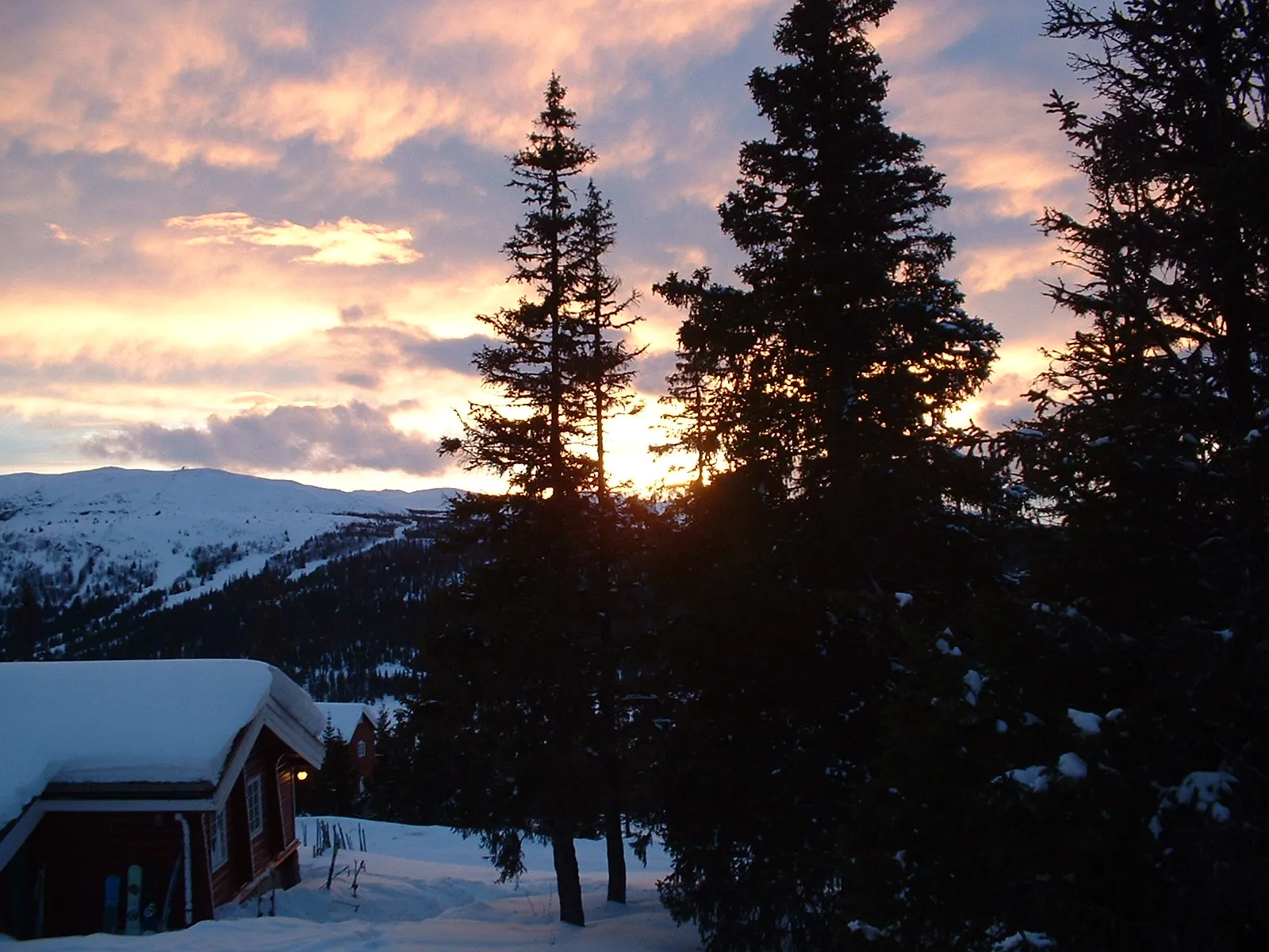 Photo showing: Sunset at Gålå / Norway