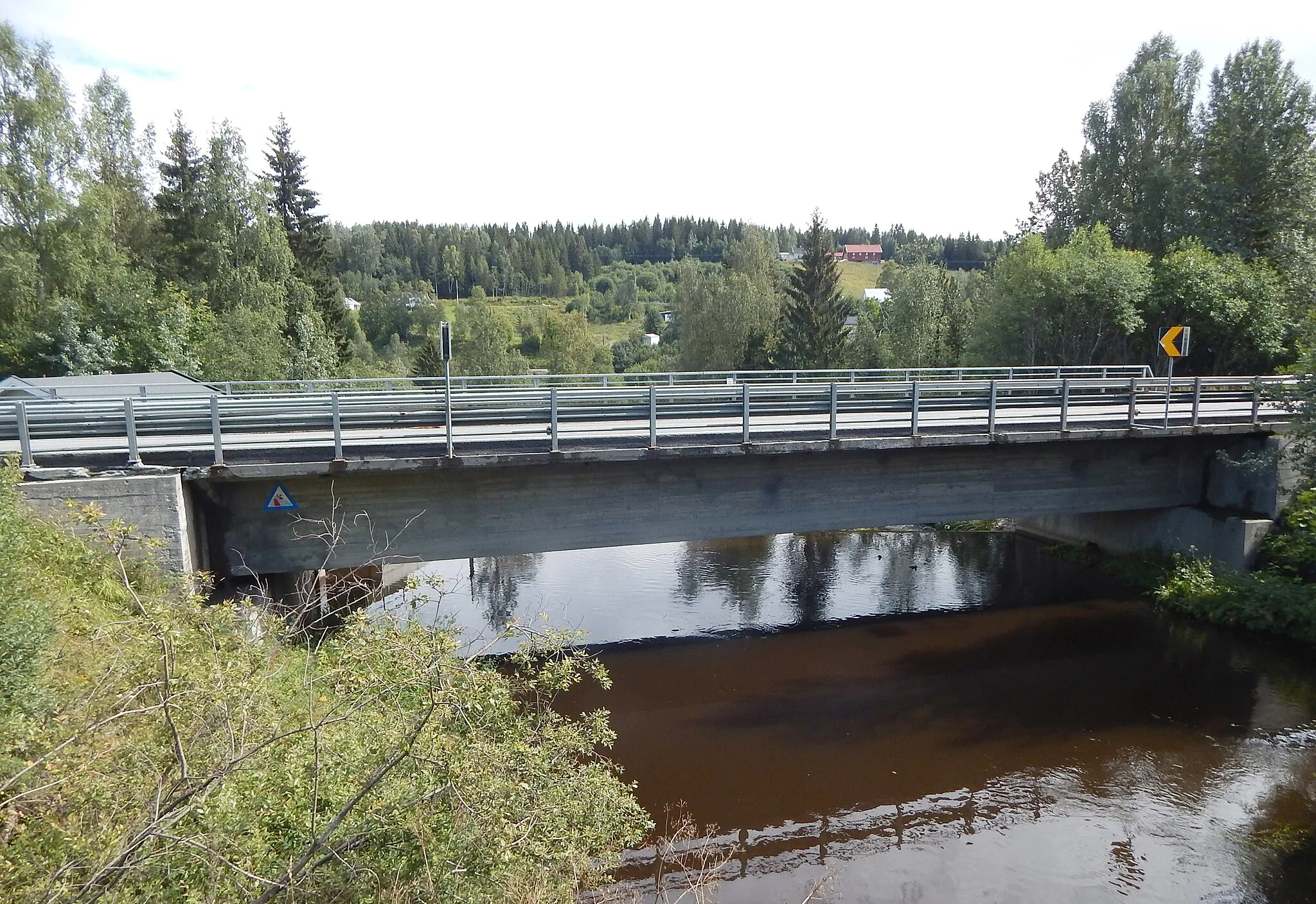 Photo showing: Breiskallen bru med fylkesvei 110