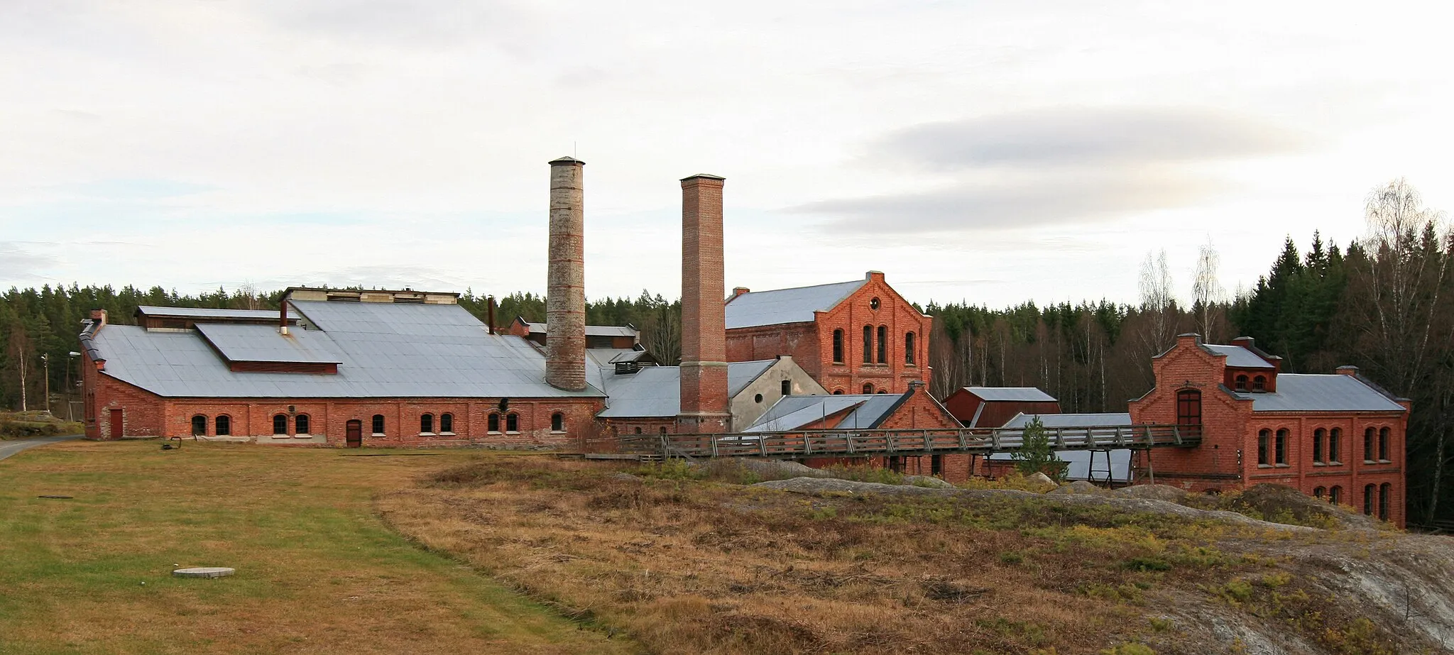 Photo showing: Klevfoss industrimuseum, Løten.