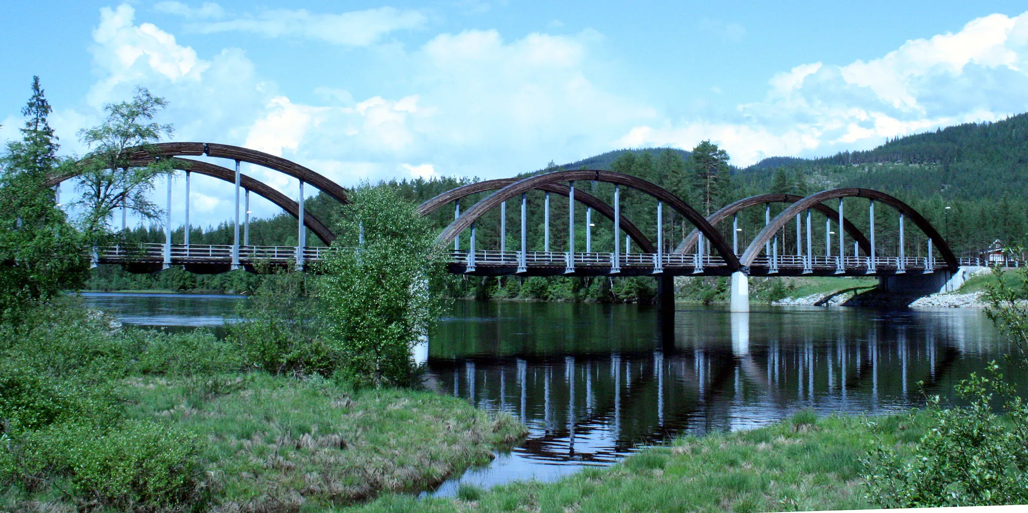 Photo showing: Nybergsund Brigde Wood