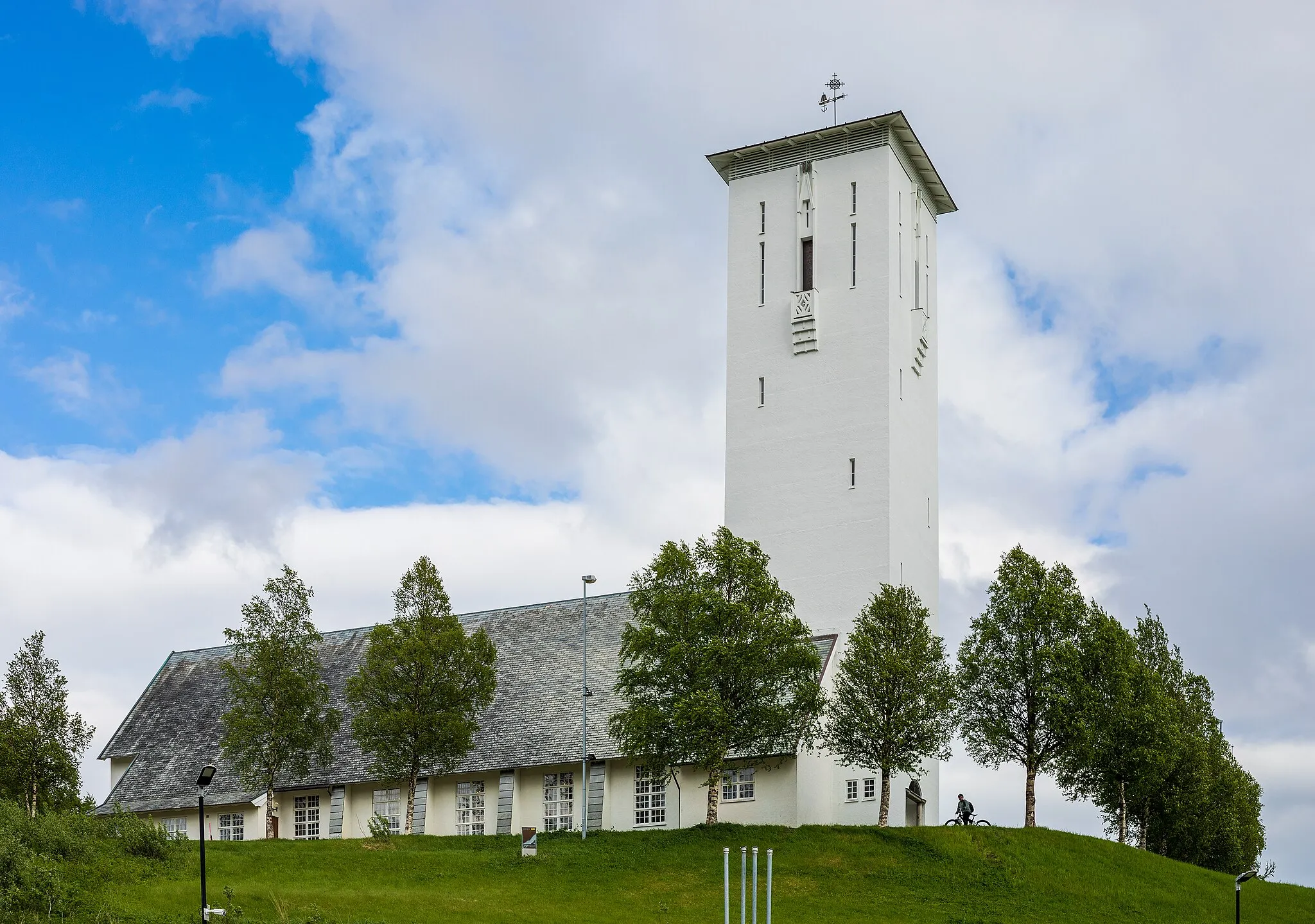 Photo showing: Bjerkvik Church in Bjerkvik, Narvik, Nordland, Norway in 2022 June.