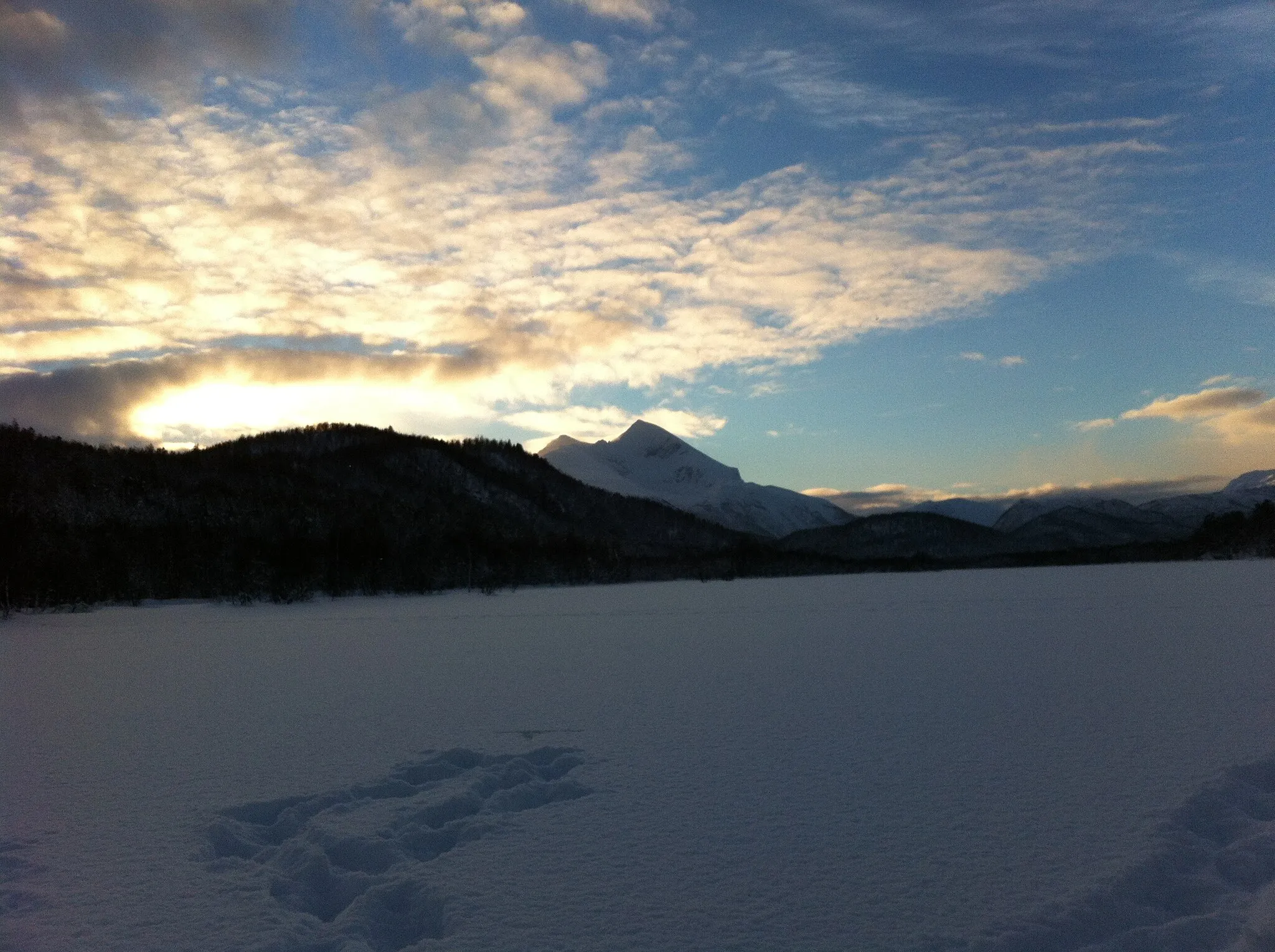 Photo showing: ice-fishing