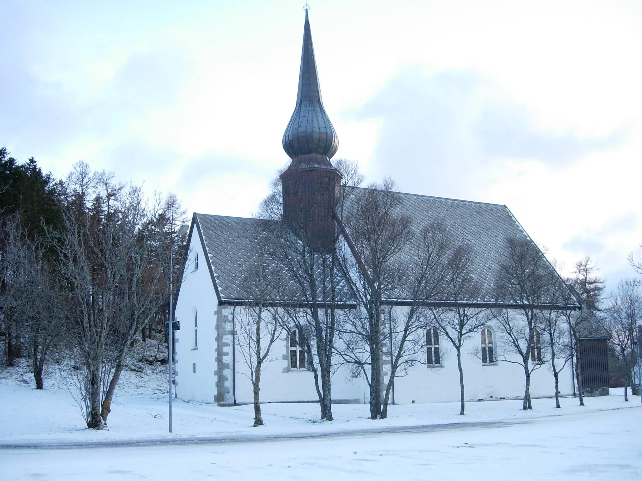 Photo showing: Bodin church, side