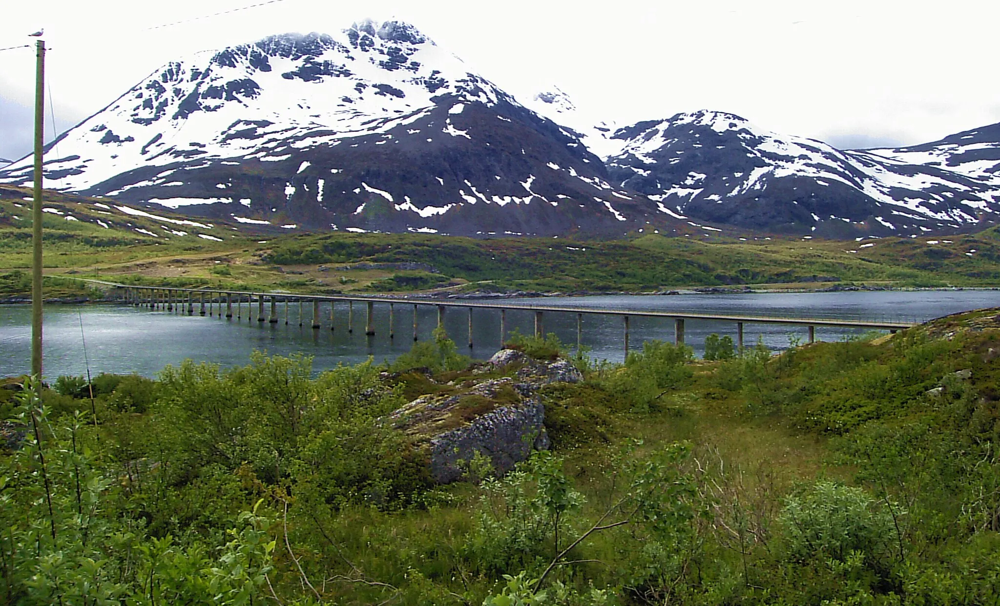 Photo showing: Skjervøy Bridge, Troms og Finnmark, Norway