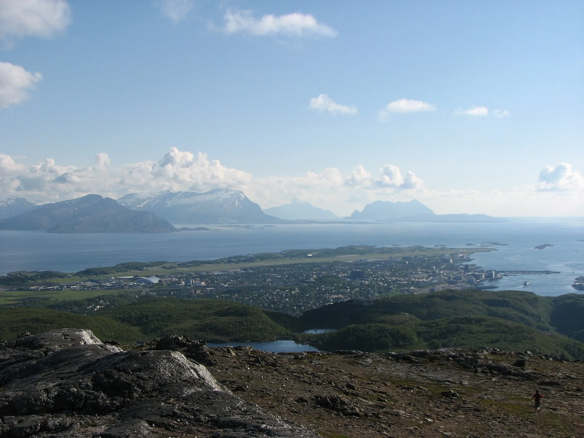 Photo showing: Utsikt over Bodøhalvøya fra Keiservarden