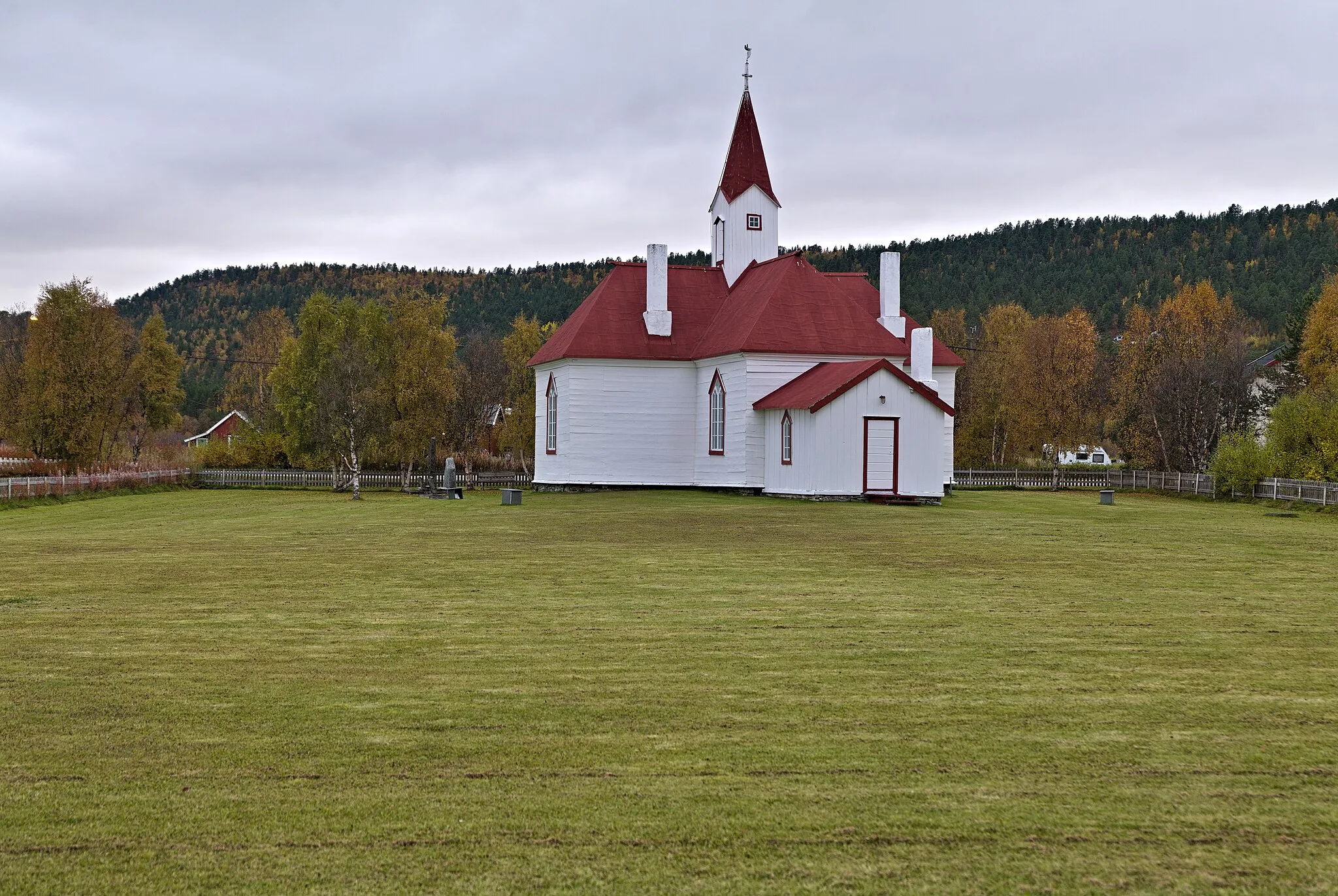 Photo showing: Old Karasjok church.