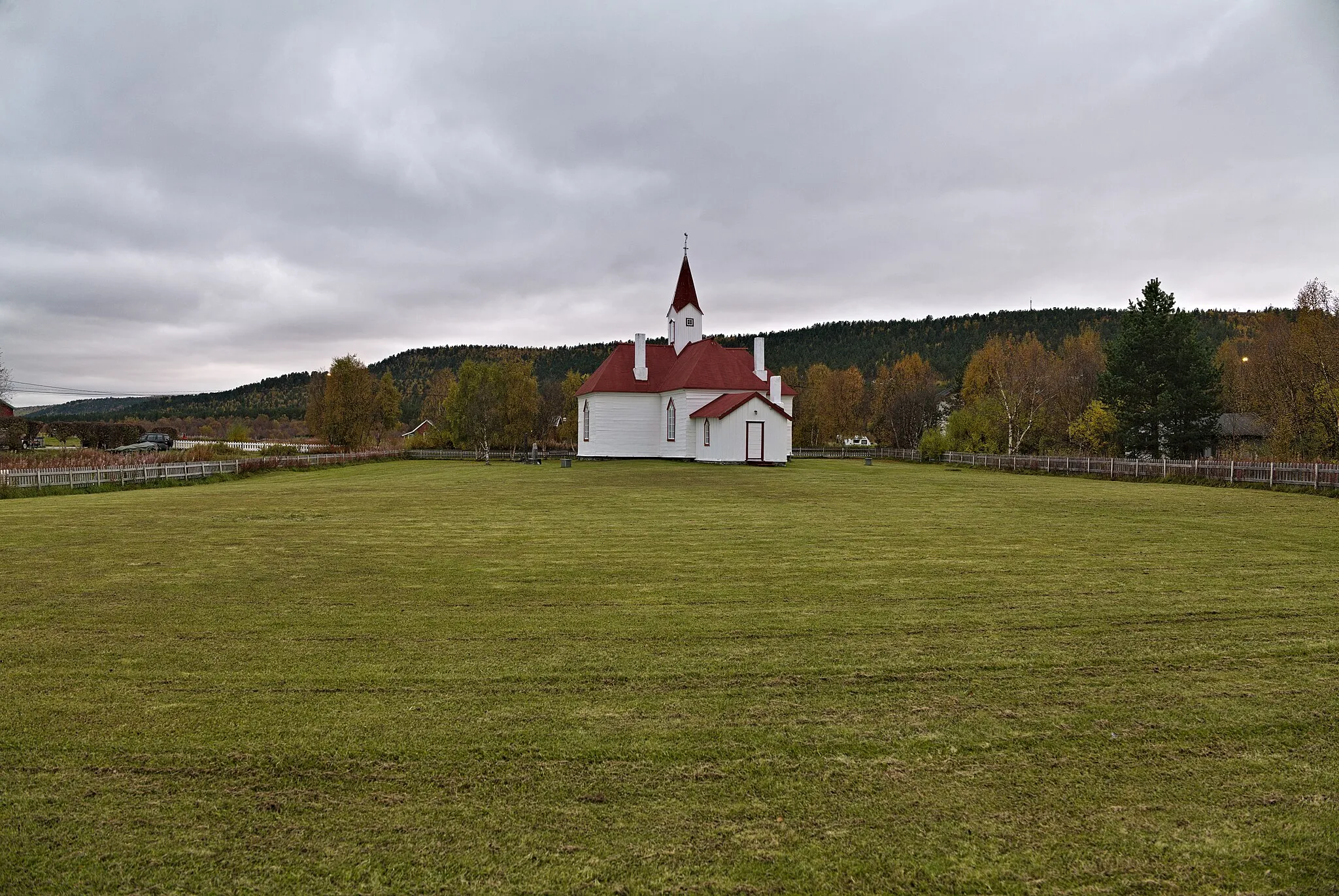 Photo showing: Old Karasjok church.