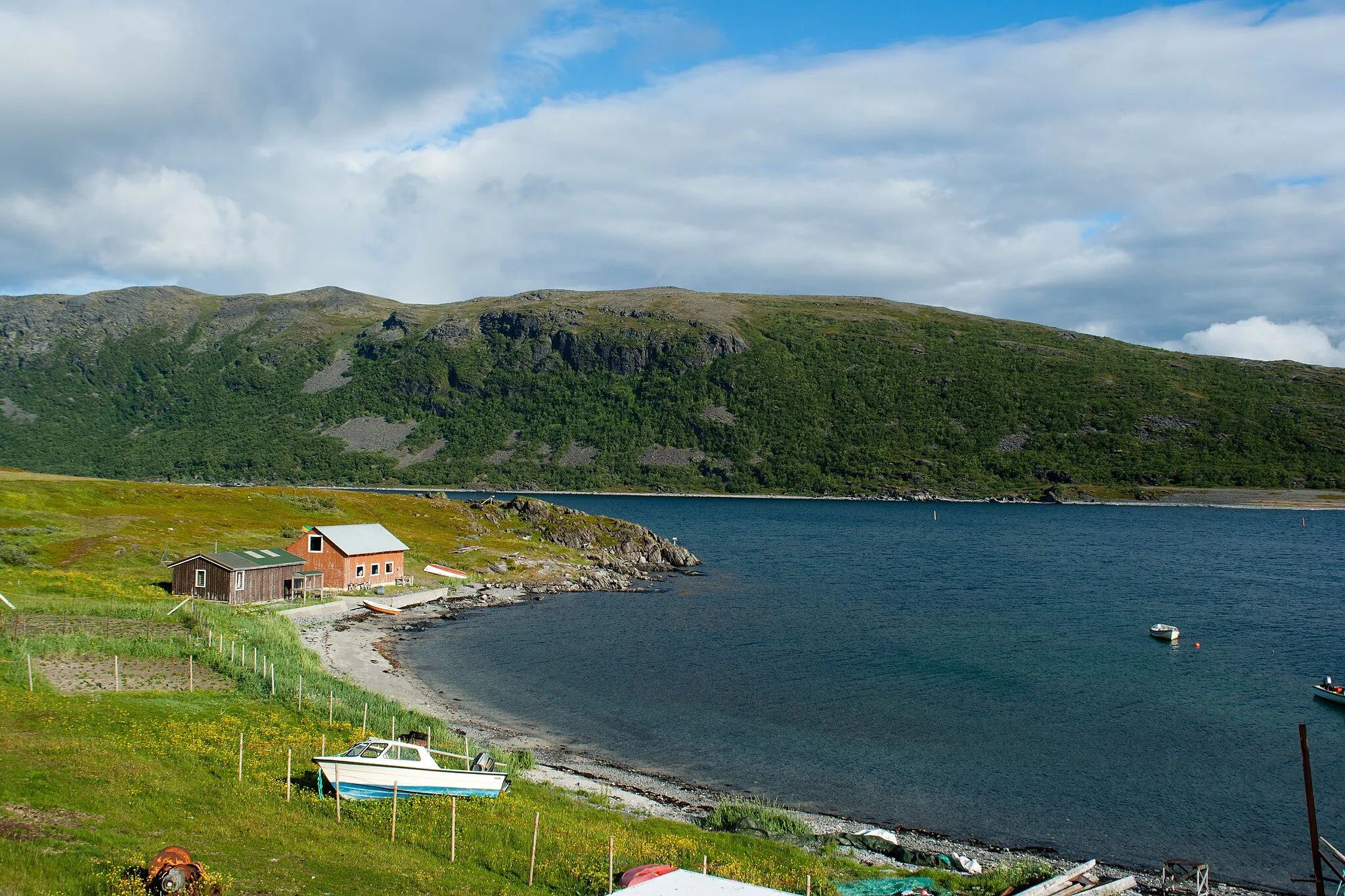 Photo showing: Kistrand, Porsanger, Norway.