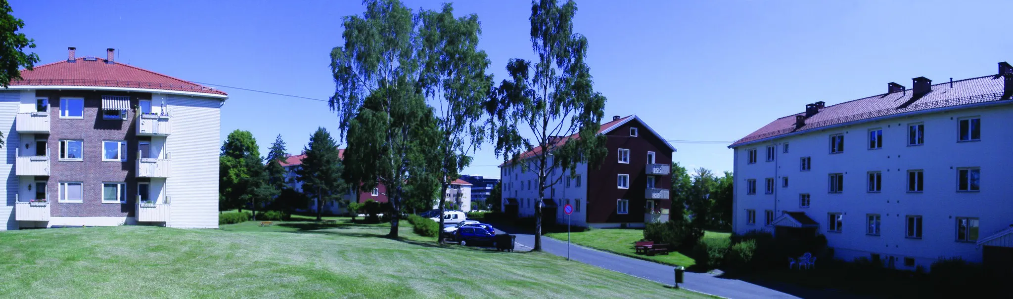 Photo showing: From Keyserløkka residential area in Oslo, Norway