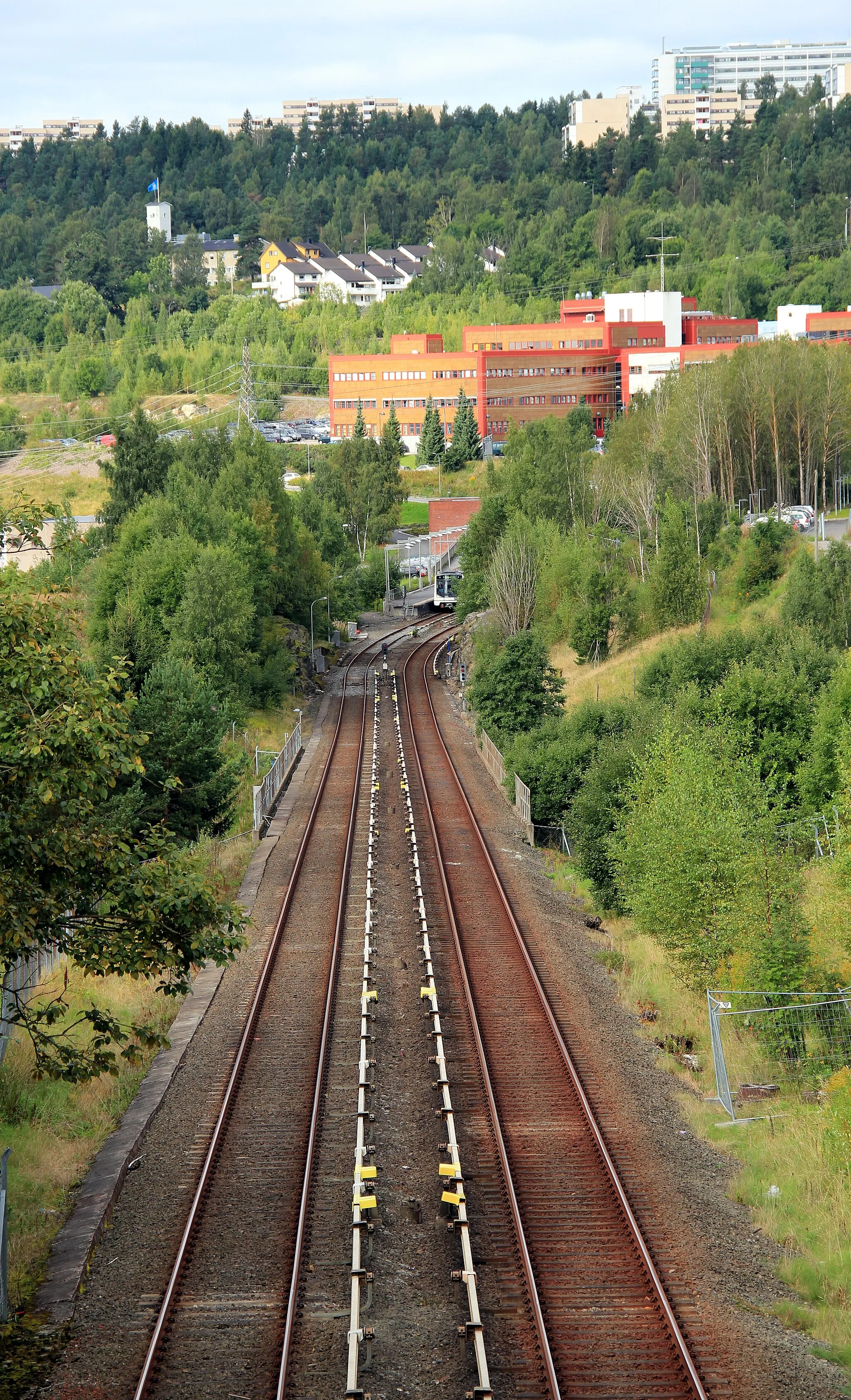 Photo showing: Subway, T-bane, at Rommen, Oslo