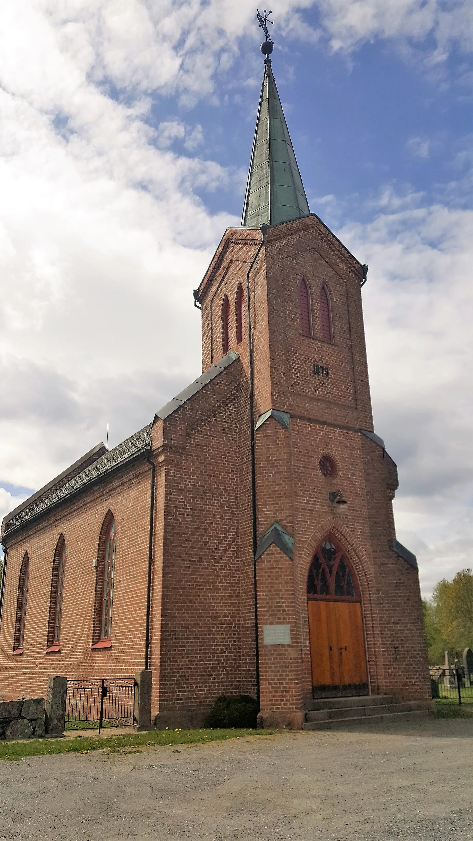 Photo showing: Tuft kirke i Hvittingfoss, sett fra øst