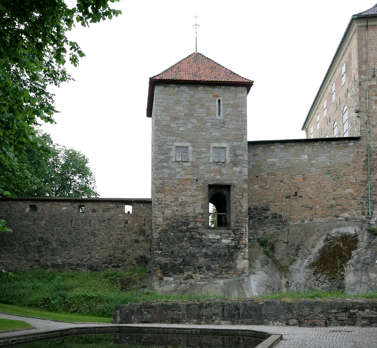 Photo showing: Jomfrutårnet, Akershus festning, Oslo. Bygd ca. 1300.