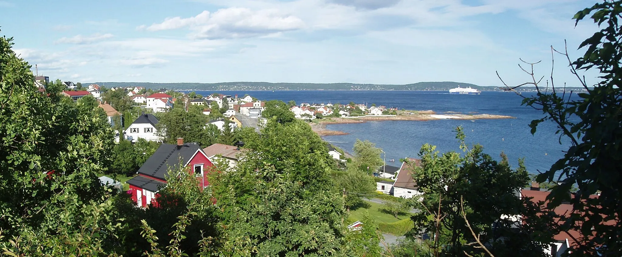 Photo showing: The village of Tofte in Hurum, South Norway