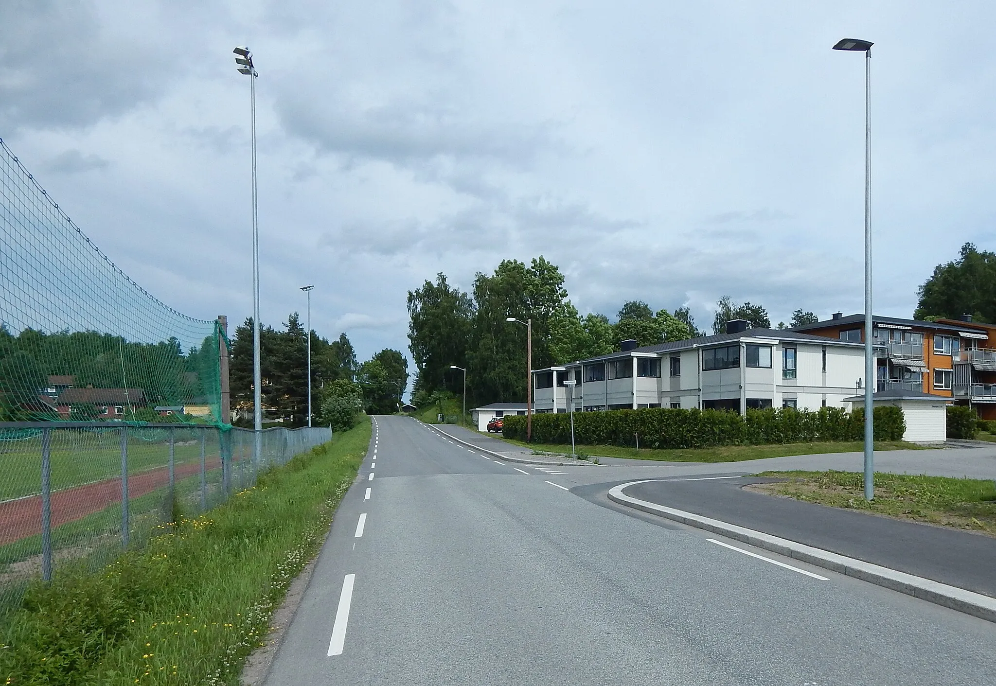 Photo showing: Egnervegen i Lørenfallet