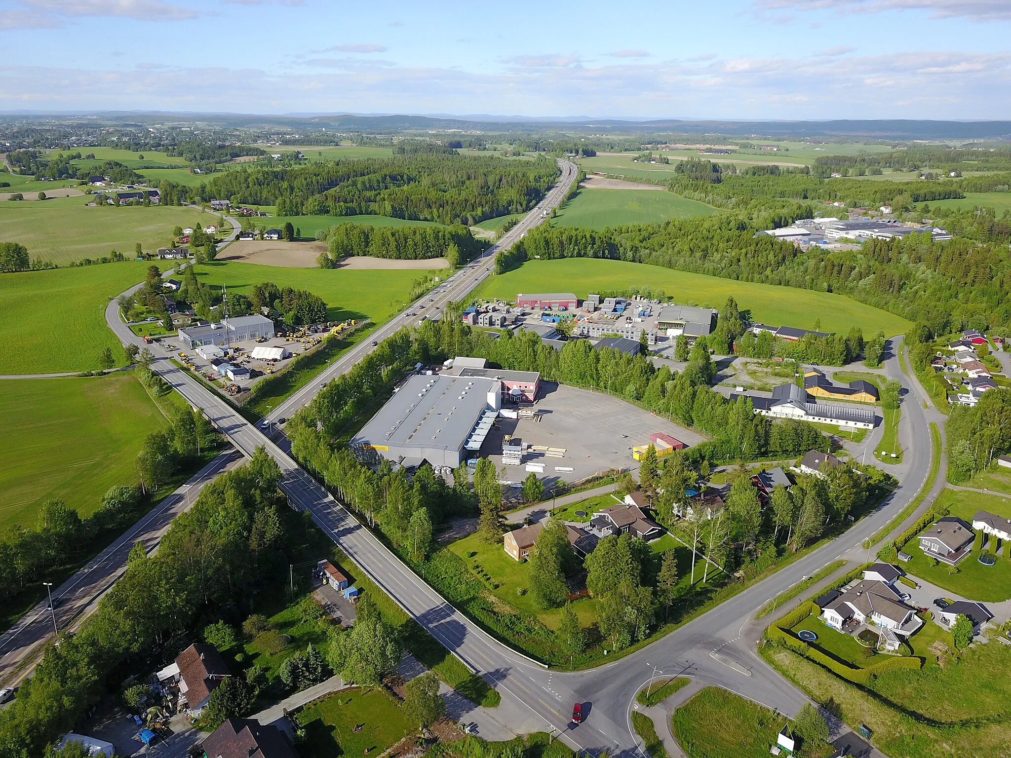 Photo showing: Fylkesvei 1496 (tidl. 260 i Akershus)