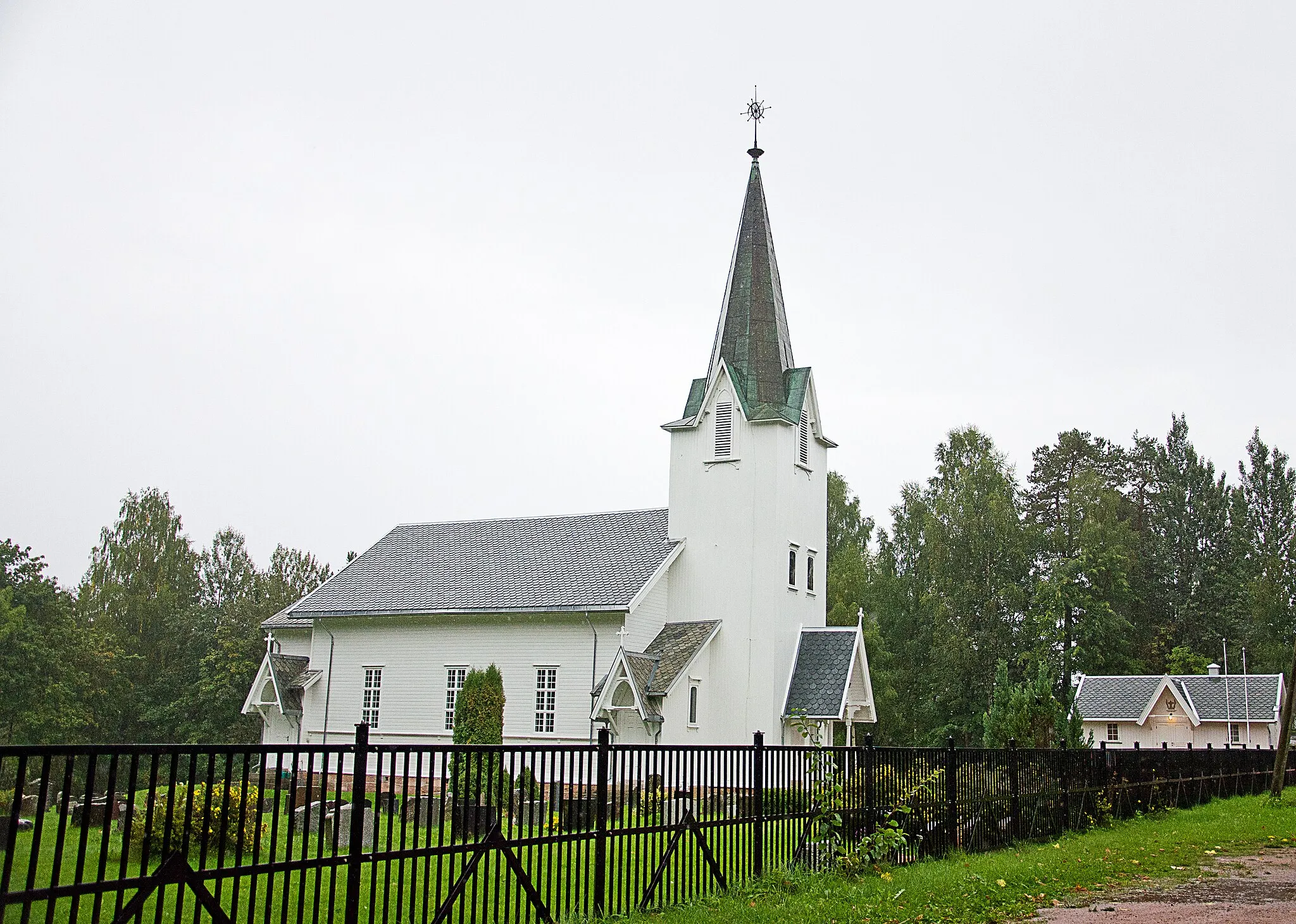 Photo showing: Berger church, Svelvik, Vestfold, Norway