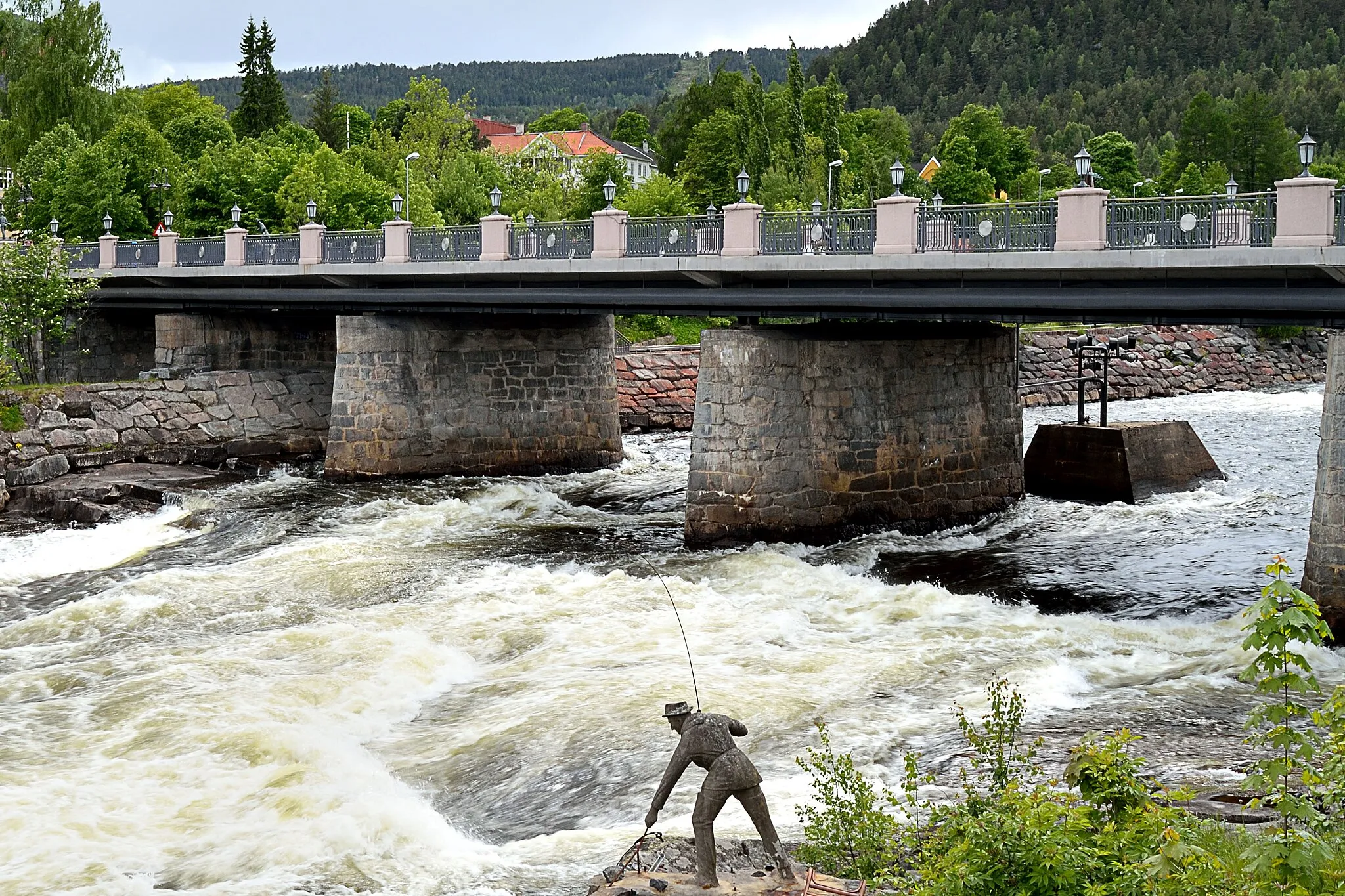 Photo showing: Storgata bru Kongsberg