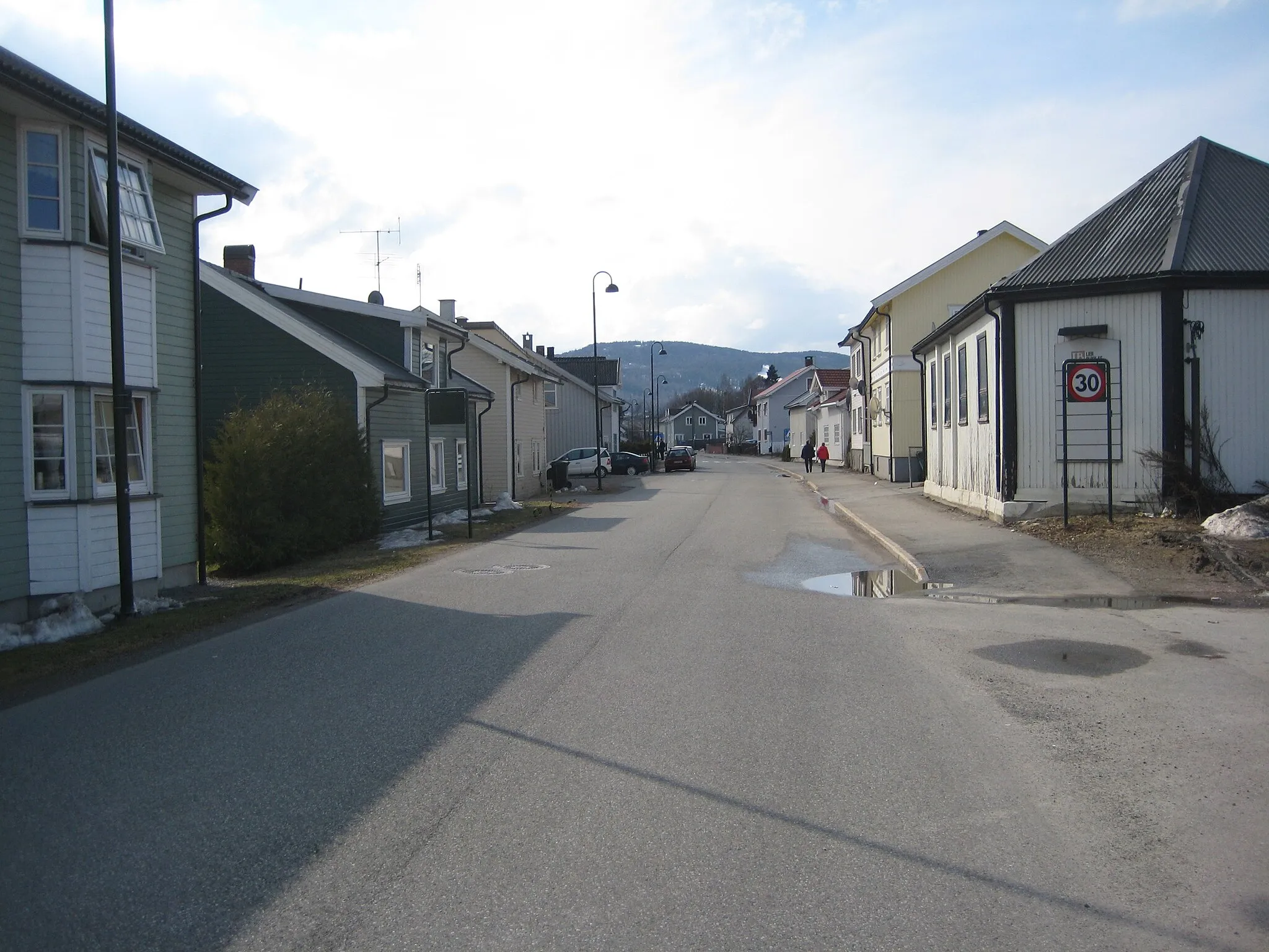 Photo showing: Lierstranda, a suburb to Drammen in Lier Muncipality, Norway.