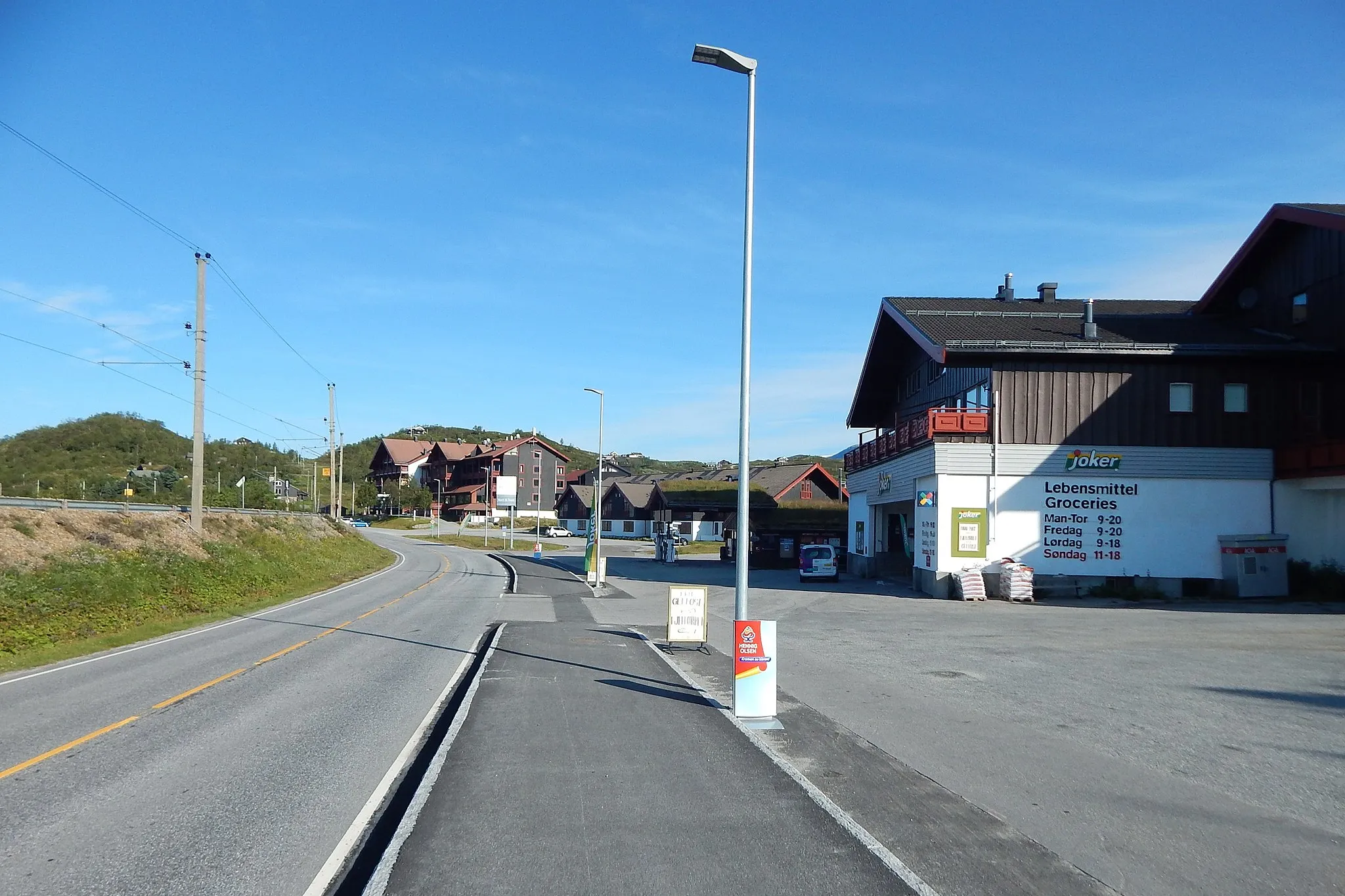 Photo showing: Riksvei 7 ved Ustaoset