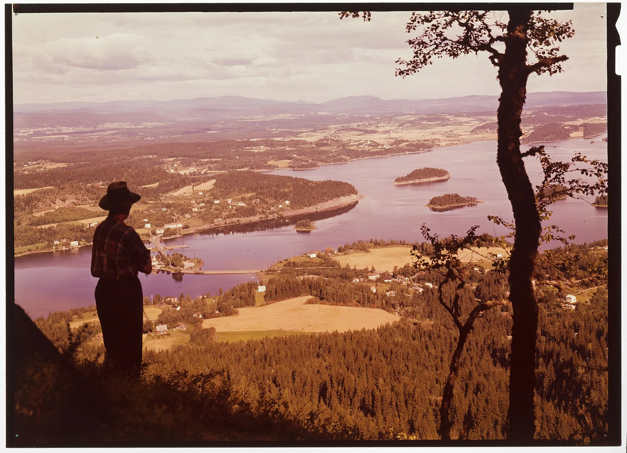 Photo showing: Bildet er hentet fra Nasjonalbibliotekets bildesamling. Anmerkninger til bildet var: Tittel er hentet fra emballasje.
Krokkleiva,Tyrifjorden,Steinsfjorden, Hole, Buskerud