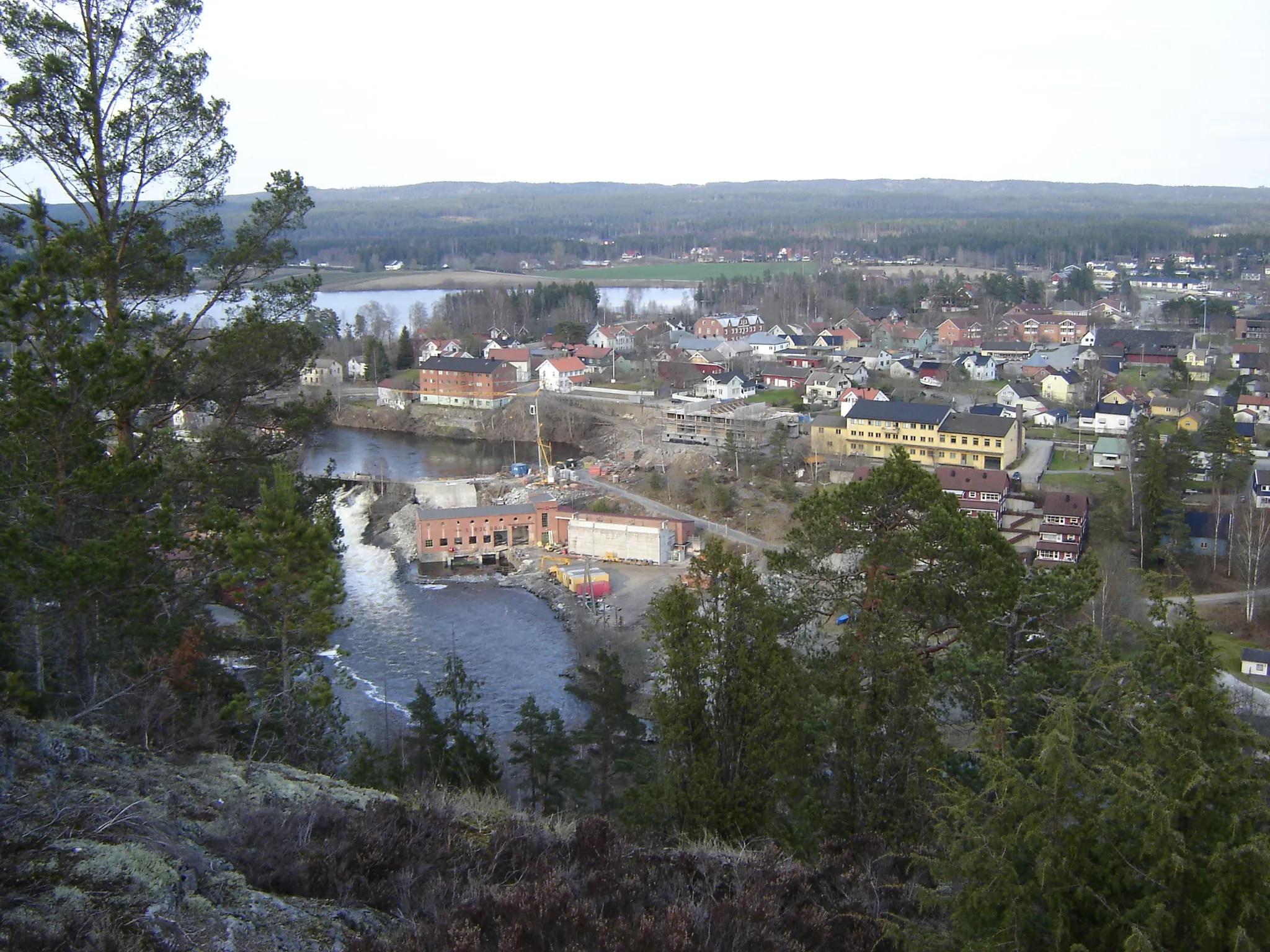 Photo showing: Oversiktsbilde over Ørje tatt på Nordre Fort.