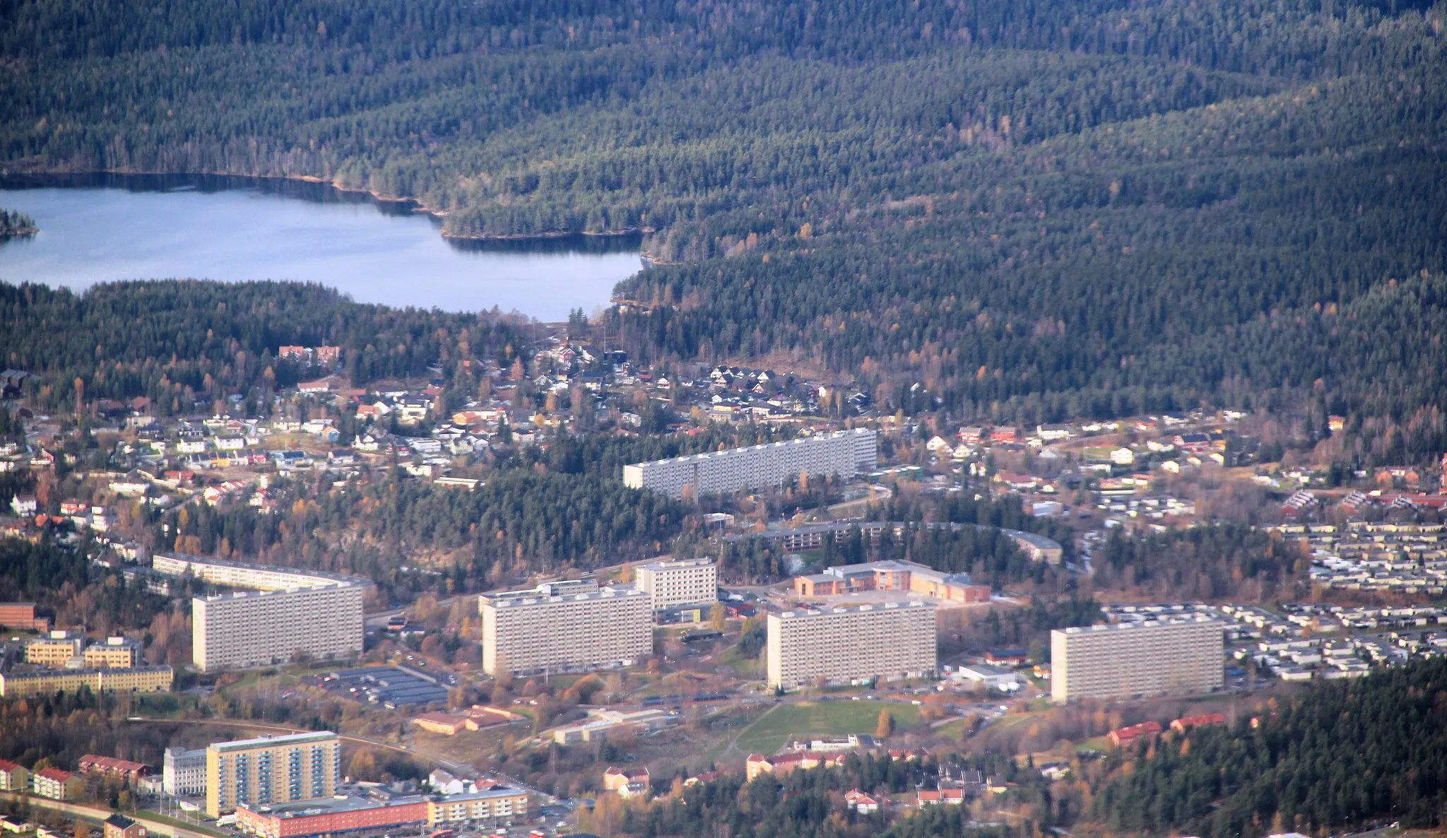 Photo showing: Aerial view of Ammerud in Oslo.