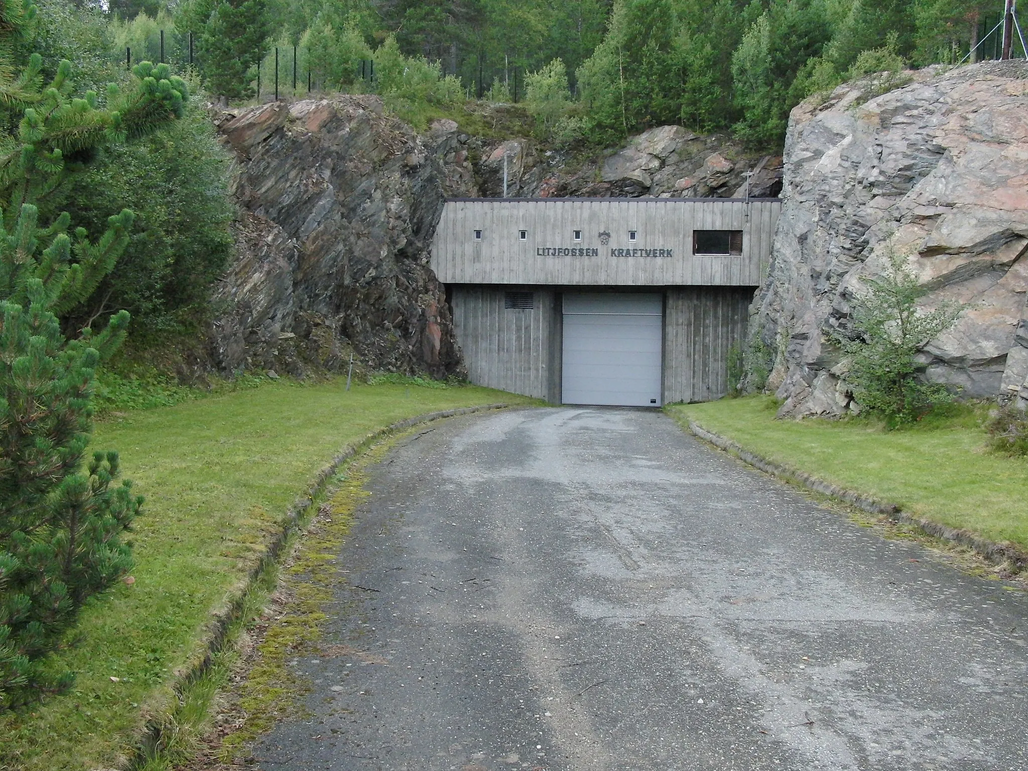 Photo showing: Litjfossen kraftverk