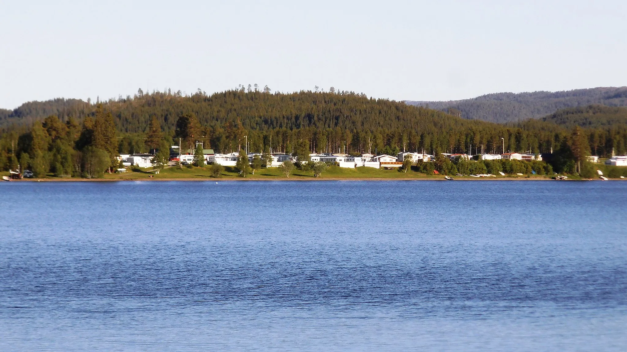 Photo showing: A campsite in Gåsbakken, Melhus, Norway.