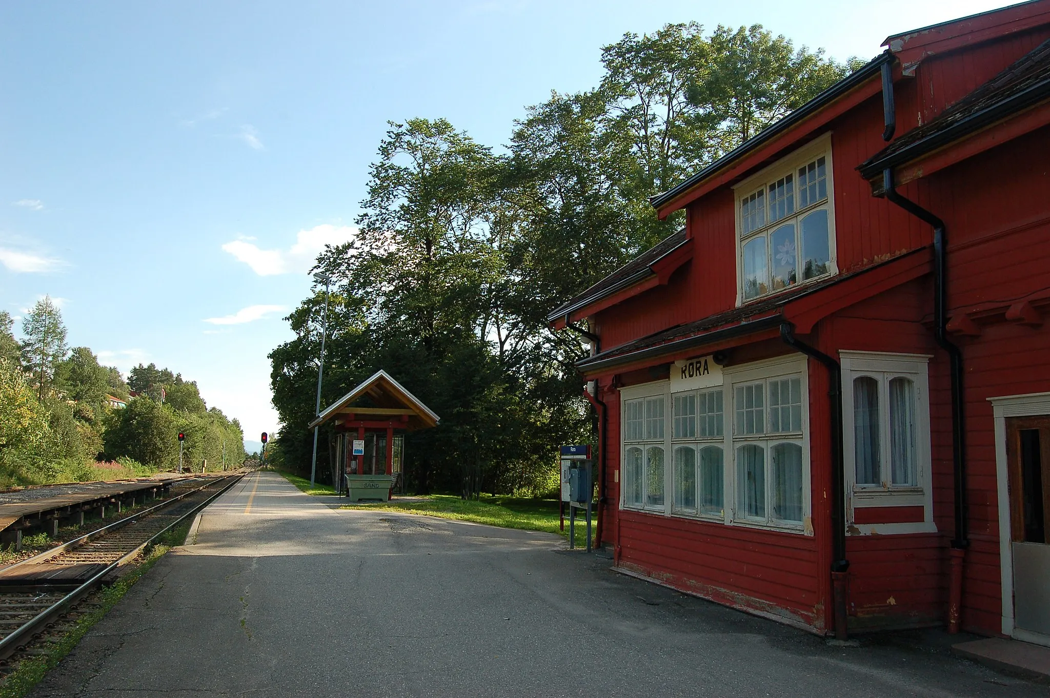 Photo showing: Røra Station on Nordlandsbanen in Inderøy, Norway