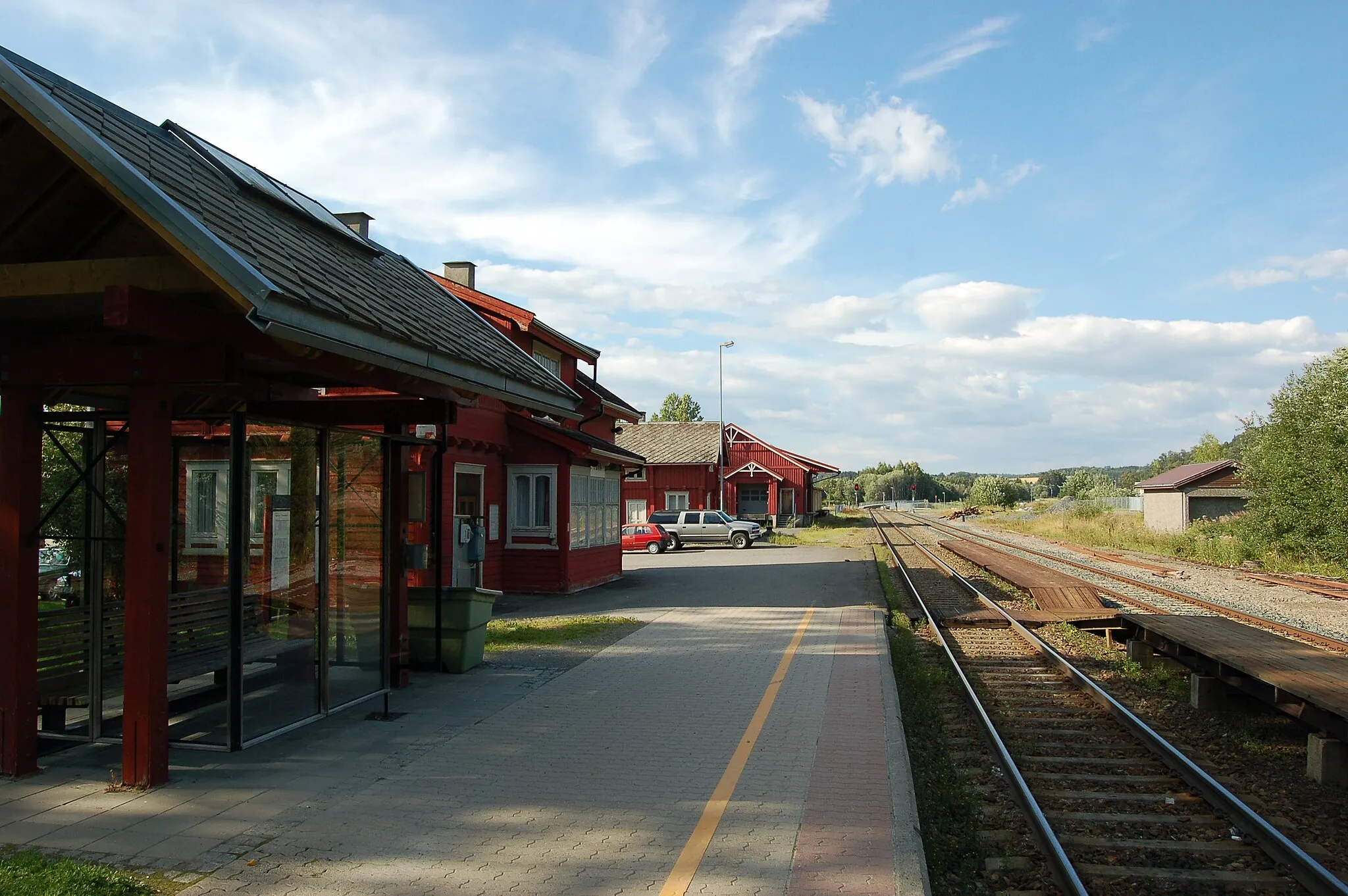 Photo showing: Røra Station on Nordlandsbanen in Inderøy, Norway