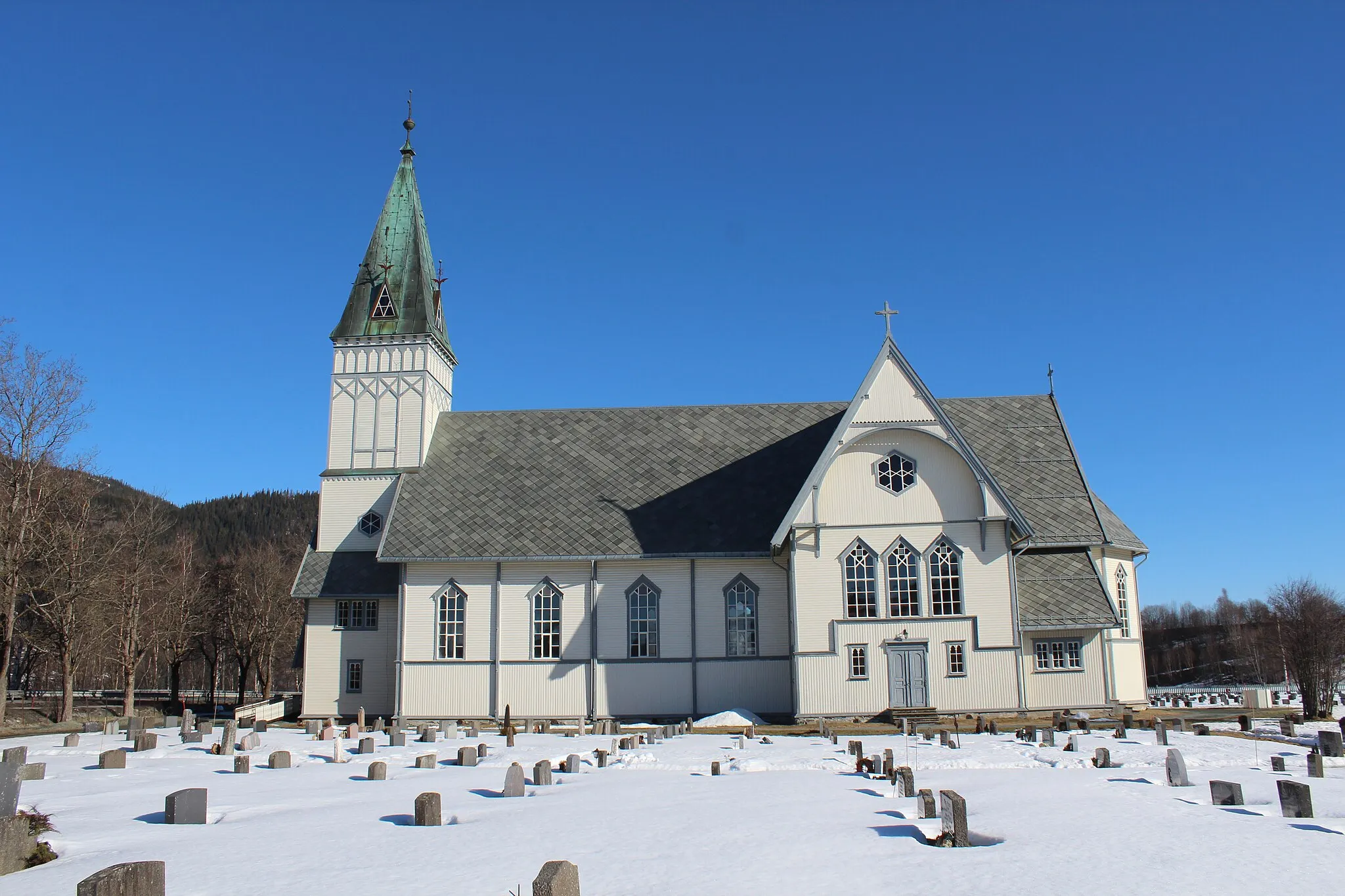 Photo showing: Horg church, Melhus, Trøndelag province, Norway