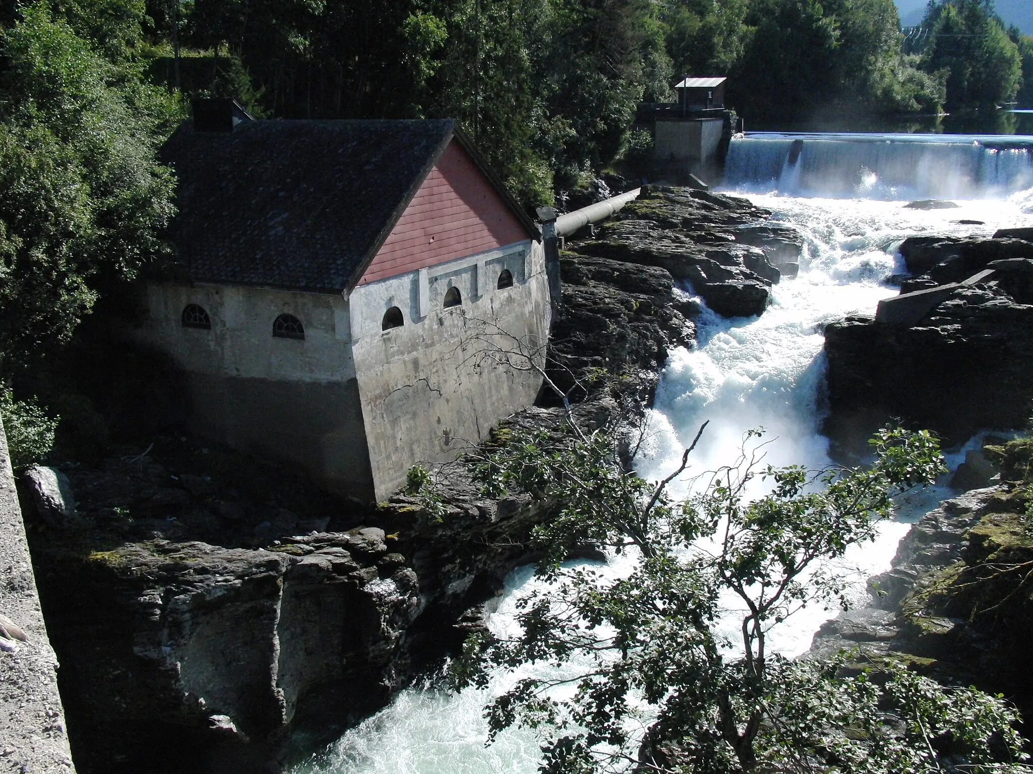 Photo showing: Palmafossen kraftverk