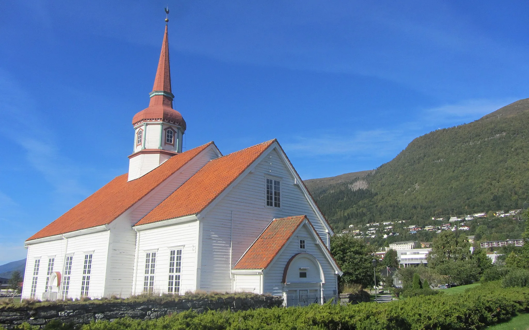 Photo showing: Eid church, Nordfjordeid, Sogn og Fjordane, Norway 2014-09-17