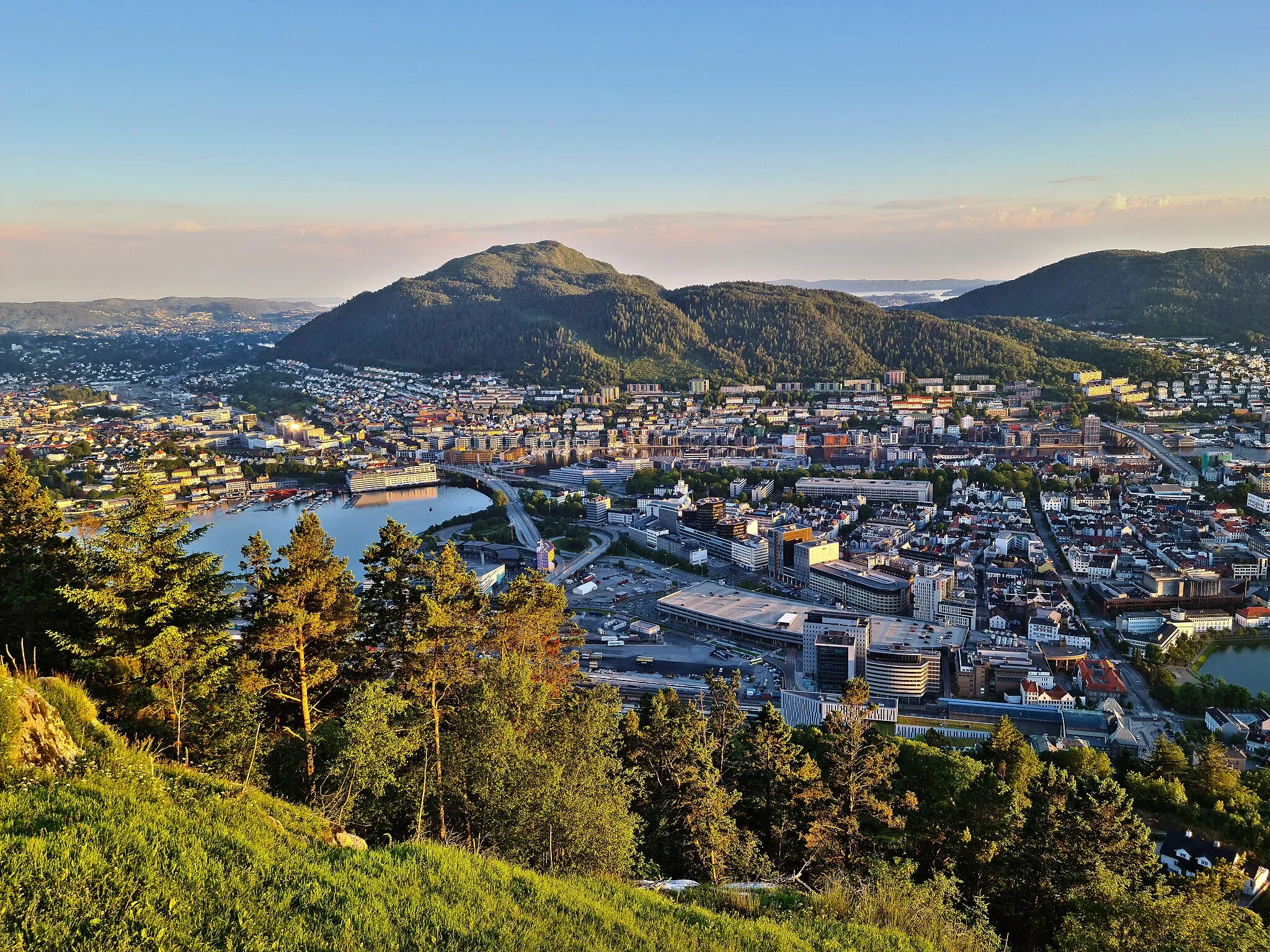 Photo showing: Bergen sett fra Fløyen, Vestland