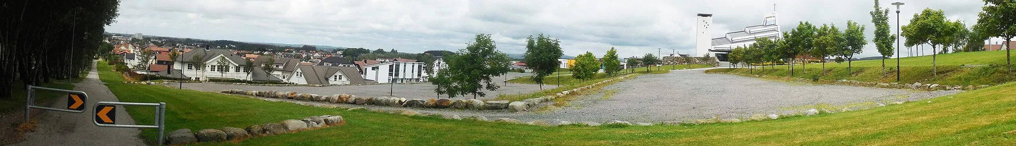 Photo showing: Nærbø Panorama seen from Rosk