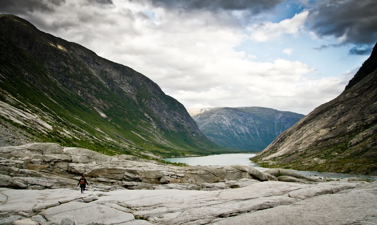 Photo showing: 500px provided description: Norway Glacier [#sky ,#river ,#rocks ,#summer ,#beautiful ,#green ,#norway ,#glacier]