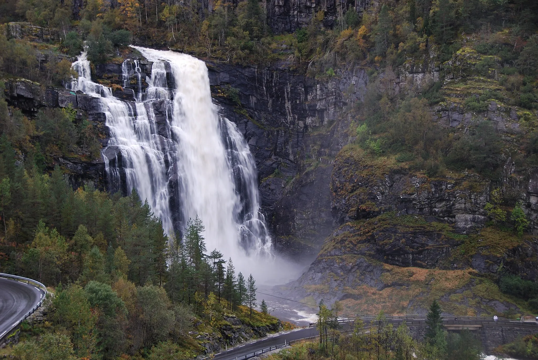 Photo showing: Skjervefossen