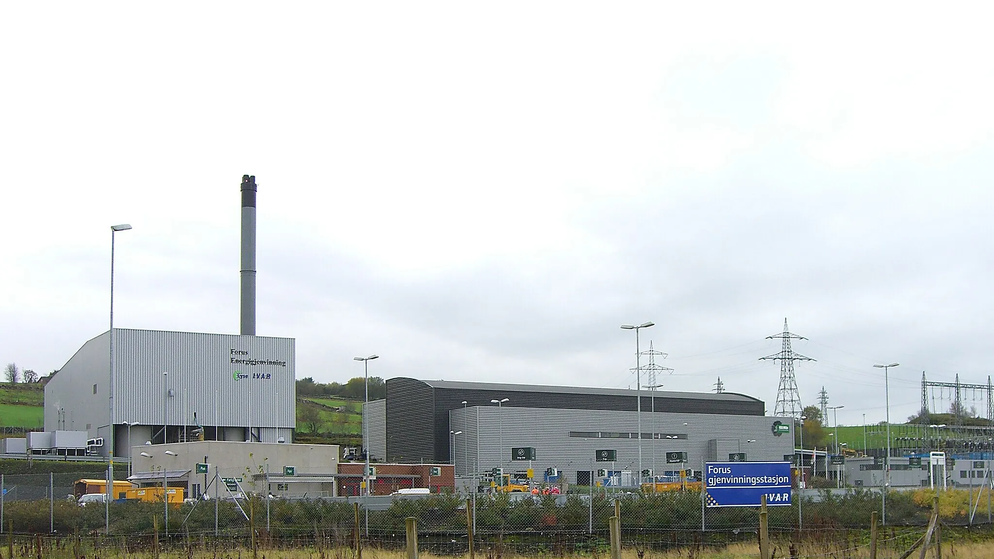 Photo showing: IVAR recycling plant in Sandnes, Norway