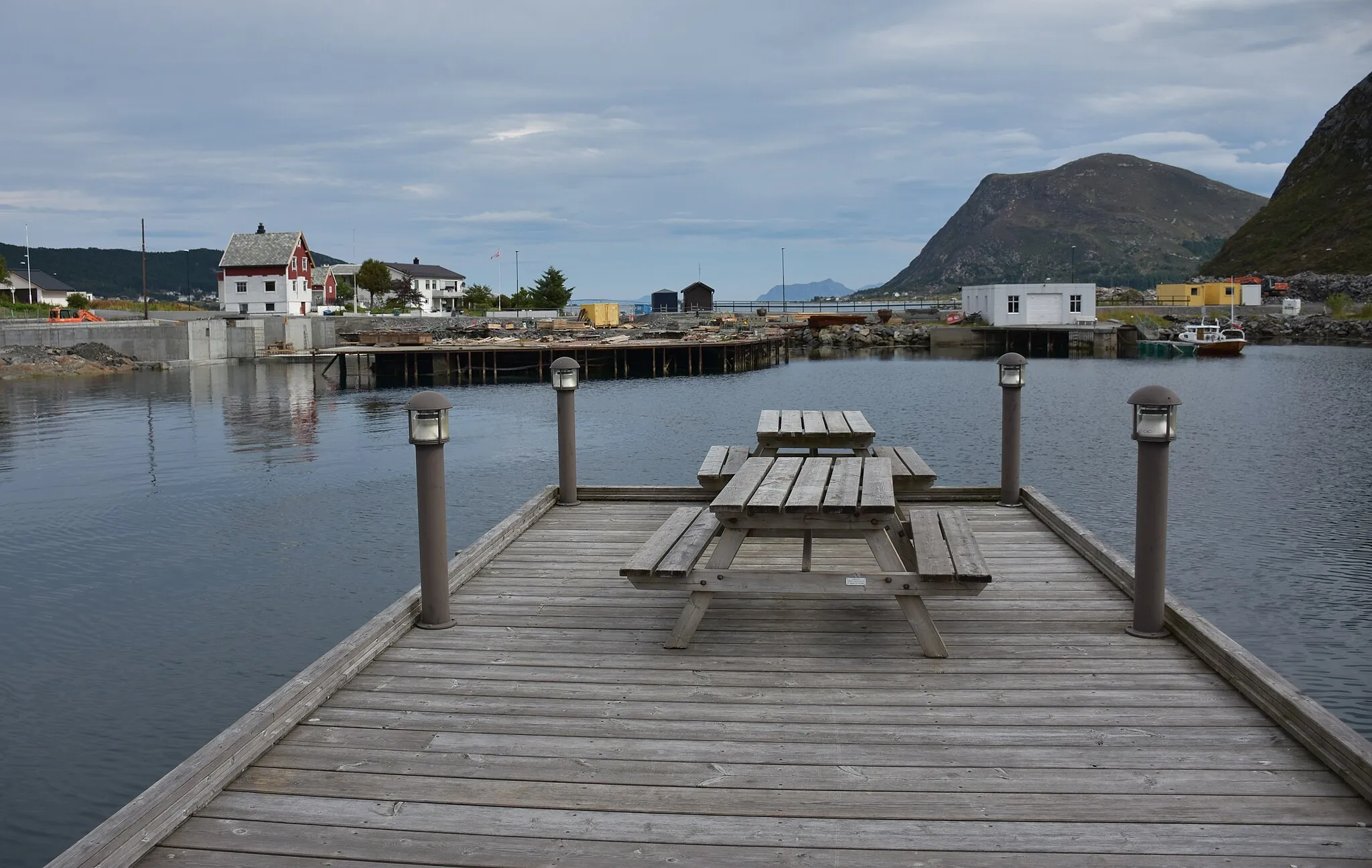 Photo showing: Fra havneområdet i Fosnavåg