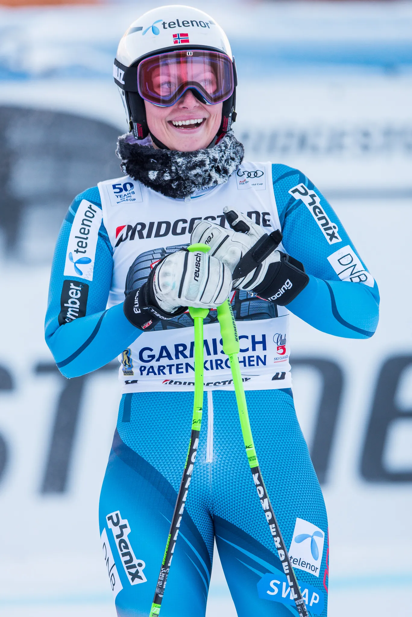 Photo showing: 64. Kandahar Rennen,Audi FIS Ski Weltcup Garmisch-Partenkirchen,Damen Abfahrt,Kandahar,Ladies Downhill,Ragnhild Mowinckel