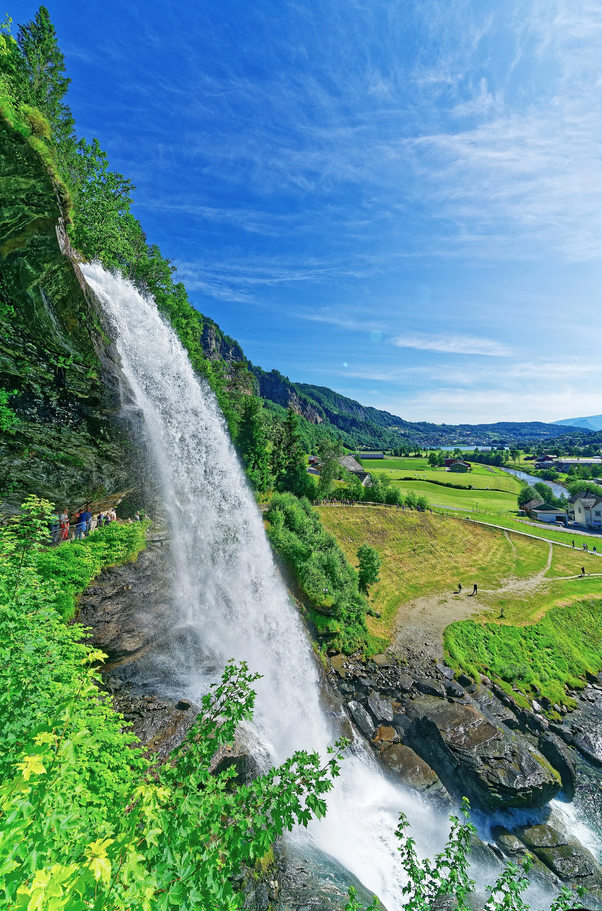 Photo showing: The Steinsdals waterfall.